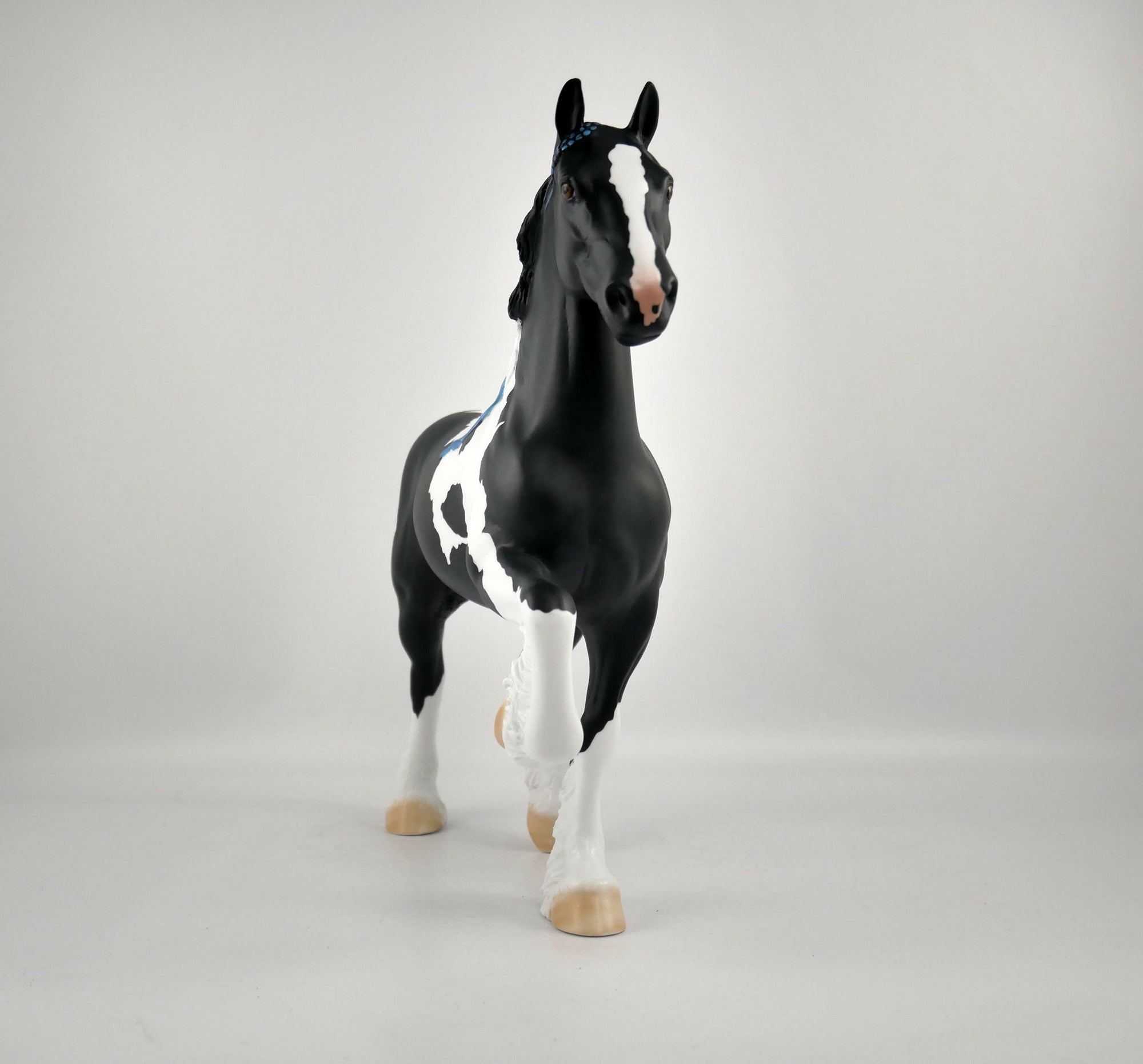 SYNERGY-OOAK BLACK TOBIANO TROTTING DRAFTER BY ELLEN ROBBINS 12/09/20