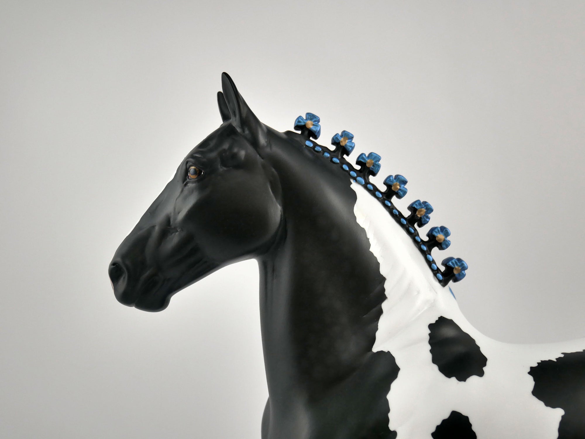 SYNERGY-OOAK BLACK TOBIANO TROTTING DRAFTER BY ELLEN ROBBINS 12/09/20