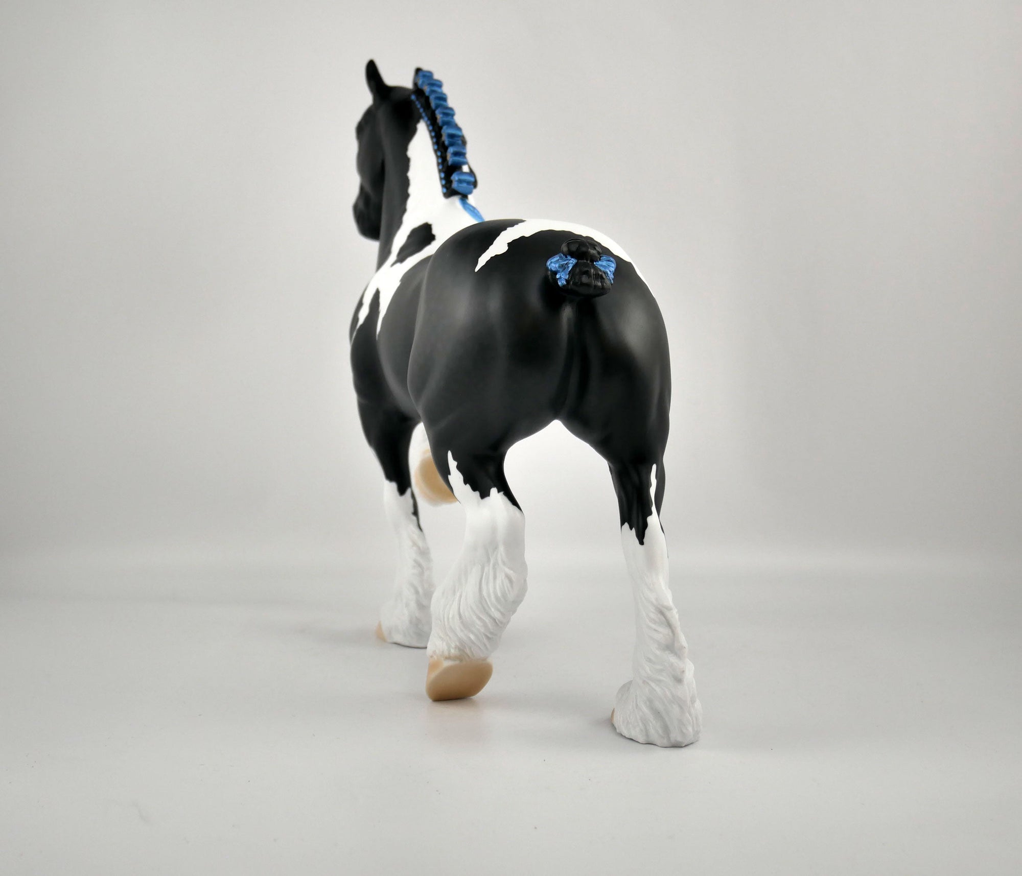 SYNERGY-OOAK BLACK TOBIANO TROTTING DRAFTER BY ELLEN ROBBINS 12/09/20
