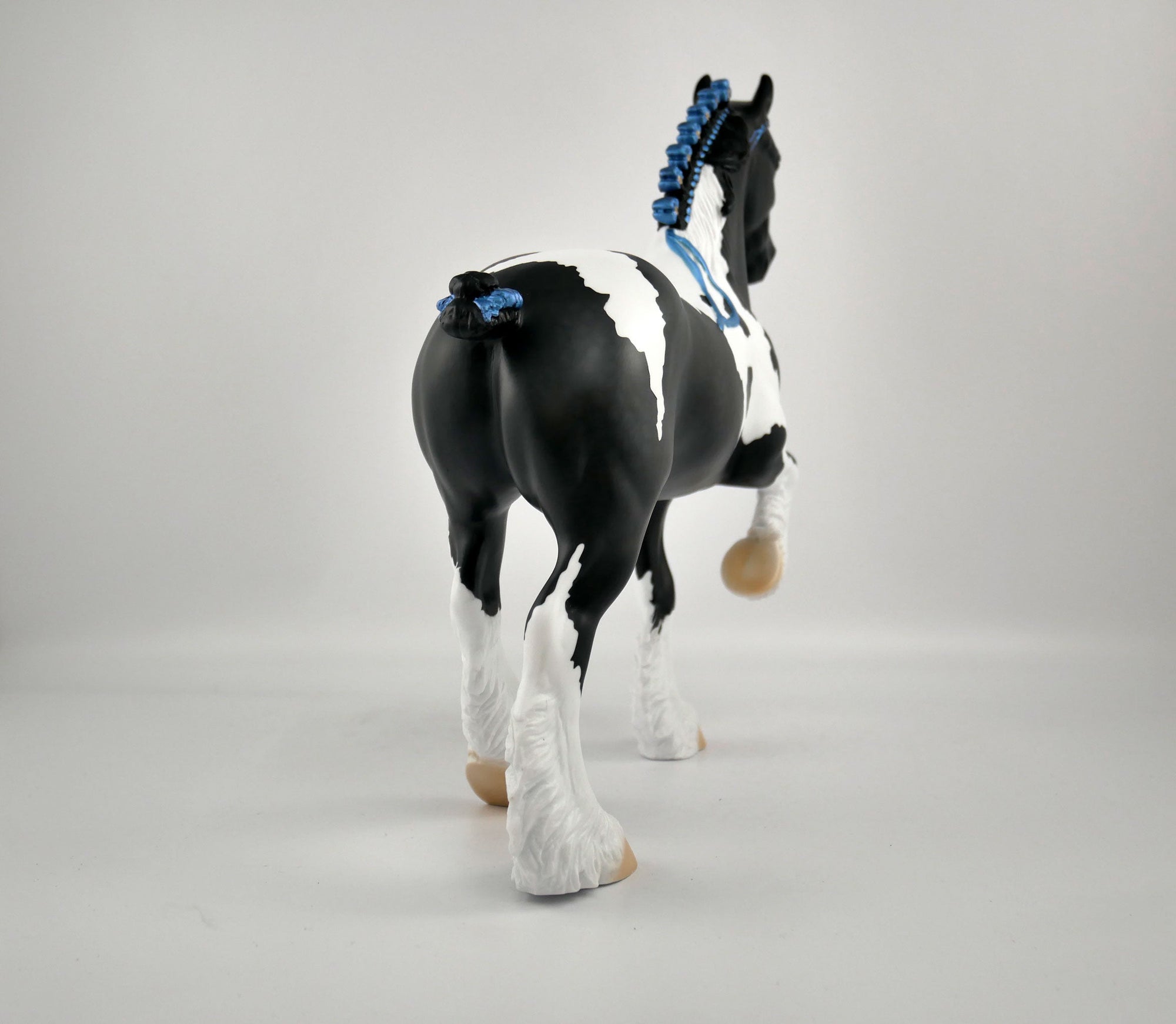 SYNERGY-OOAK BLACK TOBIANO TROTTING DRAFTER BY ELLEN ROBBINS 12/09/20