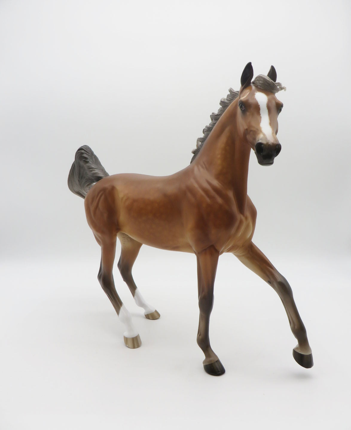 TRACY SAMANTHA - OOAK Silver Bay Arabian Painted by Sheryl Leisure 9/19/22