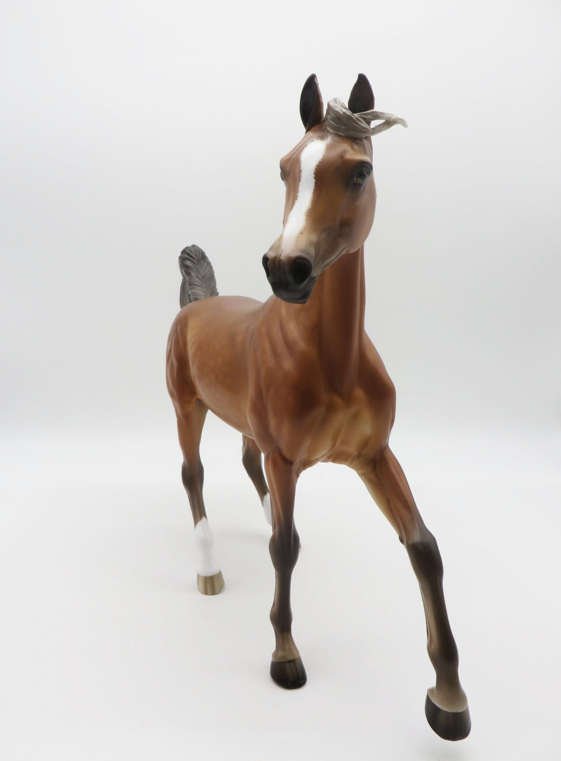 TRACY SAMANTHA - OOAK Silver Bay Arabian Painted by Sheryl Leisure 9/19/22