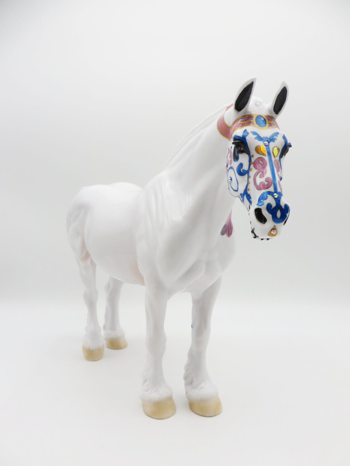TREASURED MEMORY - OOAK Sugar Skull Heavy Draft Horse By Dawn Quick LHS 22