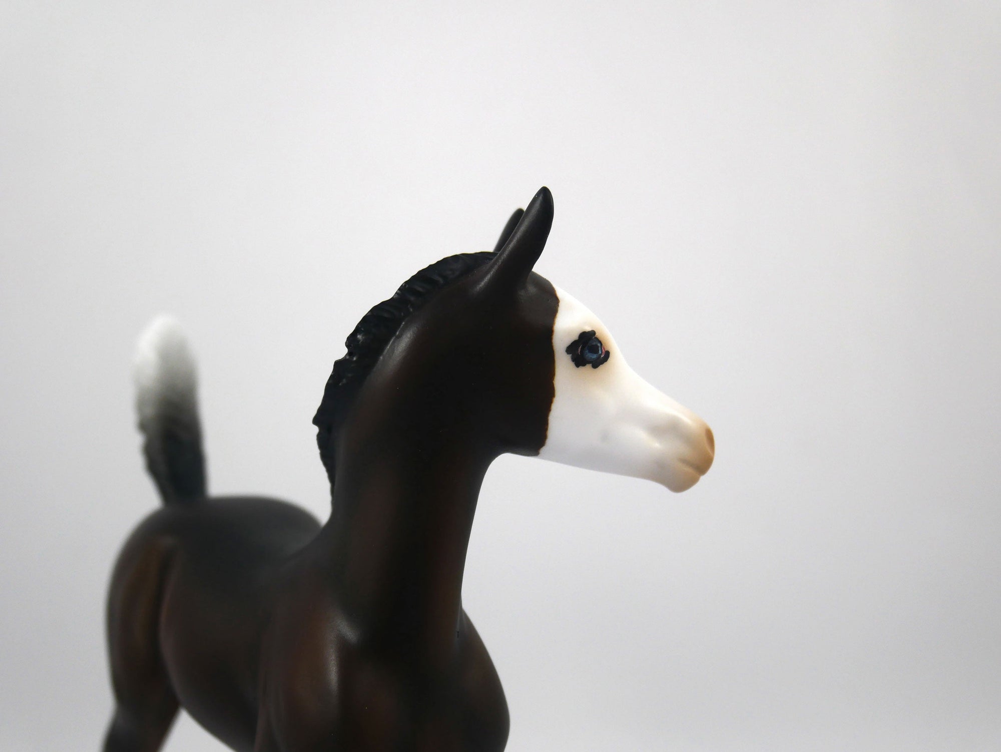 Tackle-OOAK Bay Paint Arabian Foal Painted by Audrey Dixon SB21