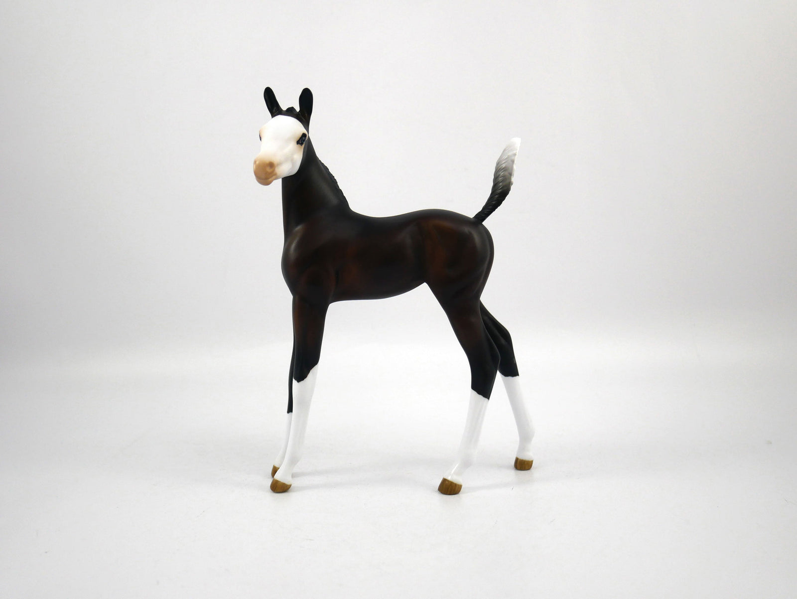 Tackle-OOAK Bay Paint Arabian Foal Painted by Audrey Dixon SB21
