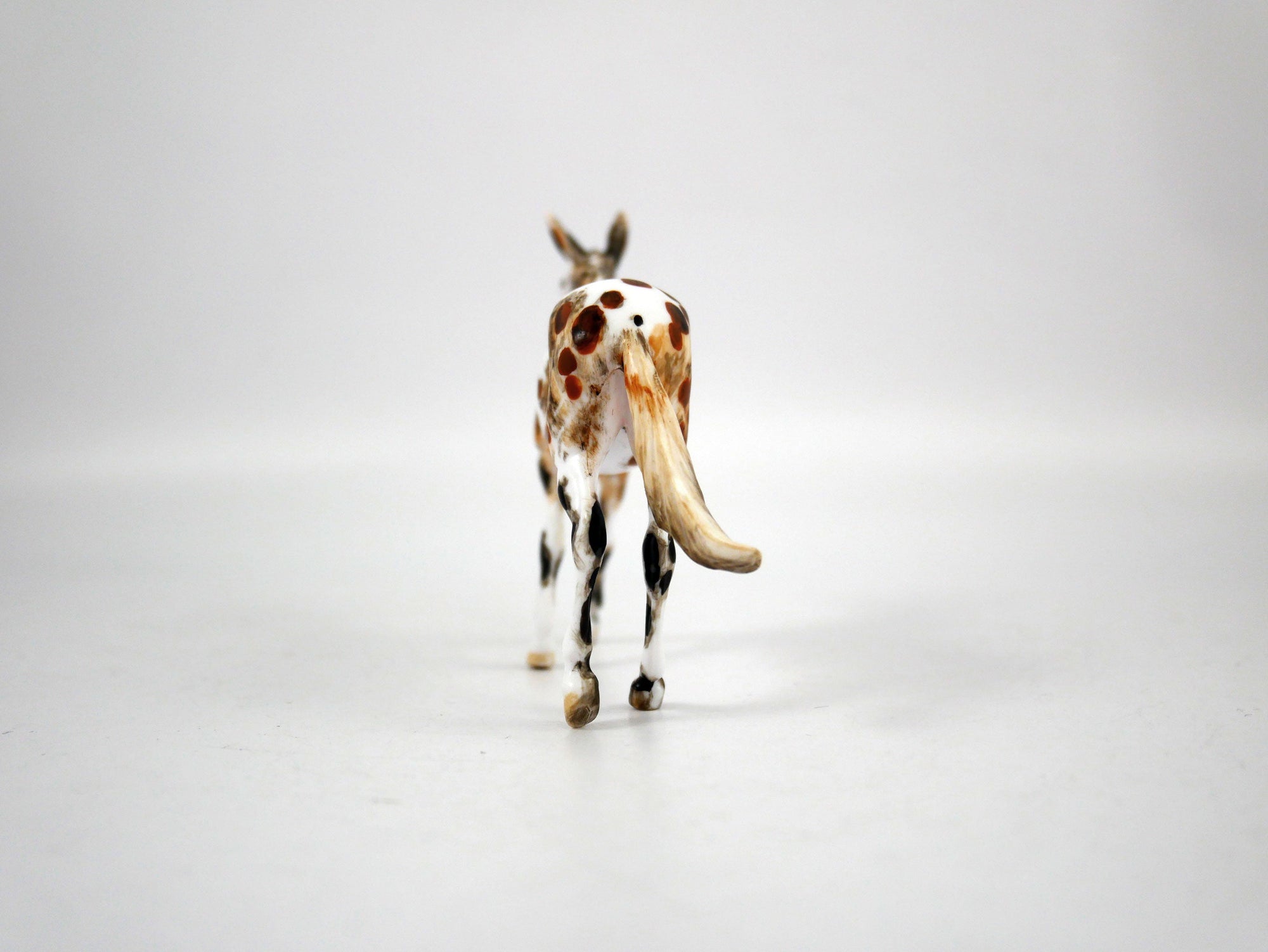 Tado-OOAK-Loud Appaloosa Mule Painted By Andrea 12/30/20