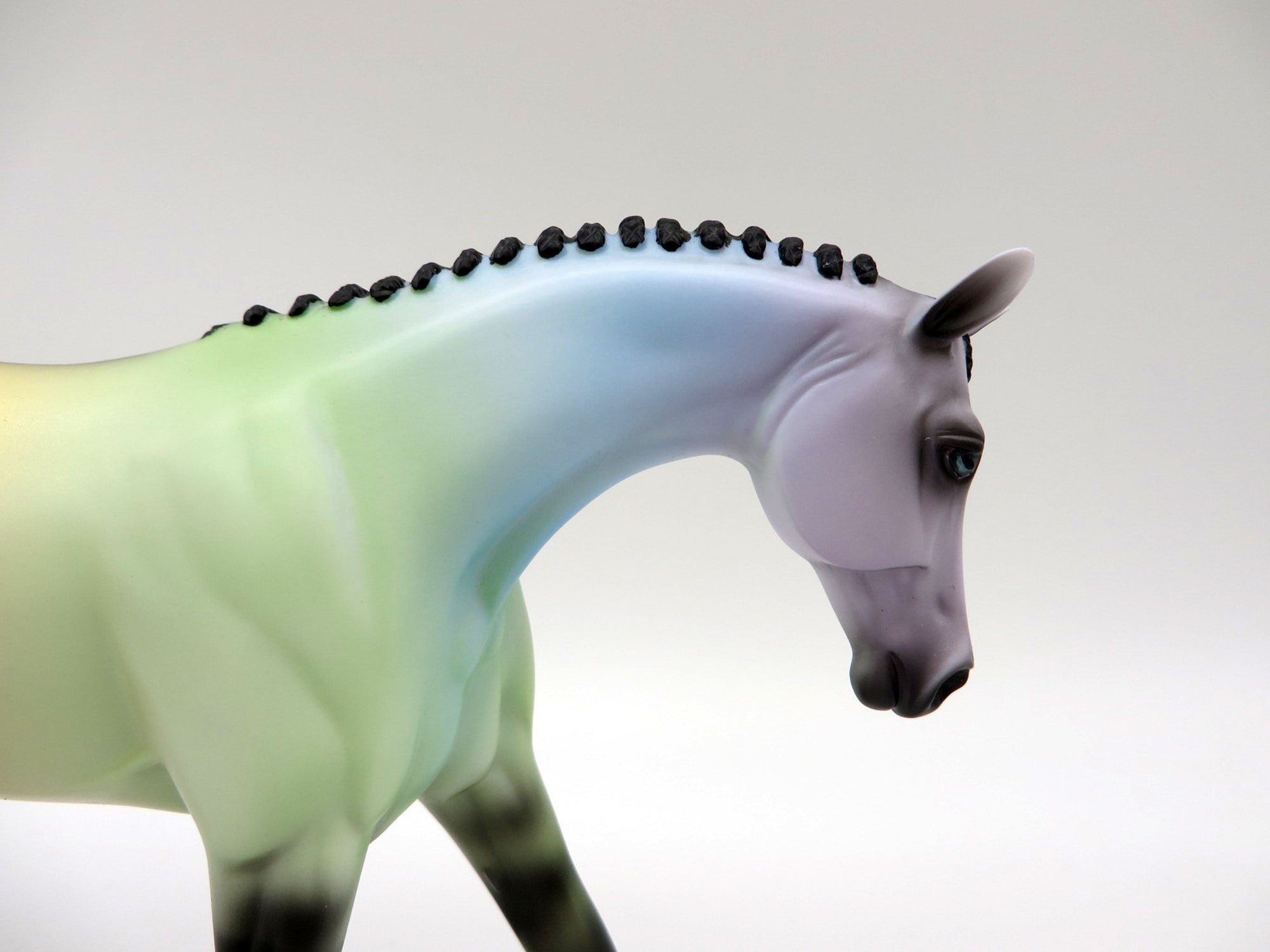 Taffy Pink-OOAK Deco Warmblood Pebbles  Painted By Ellen Robbins 5/28/21