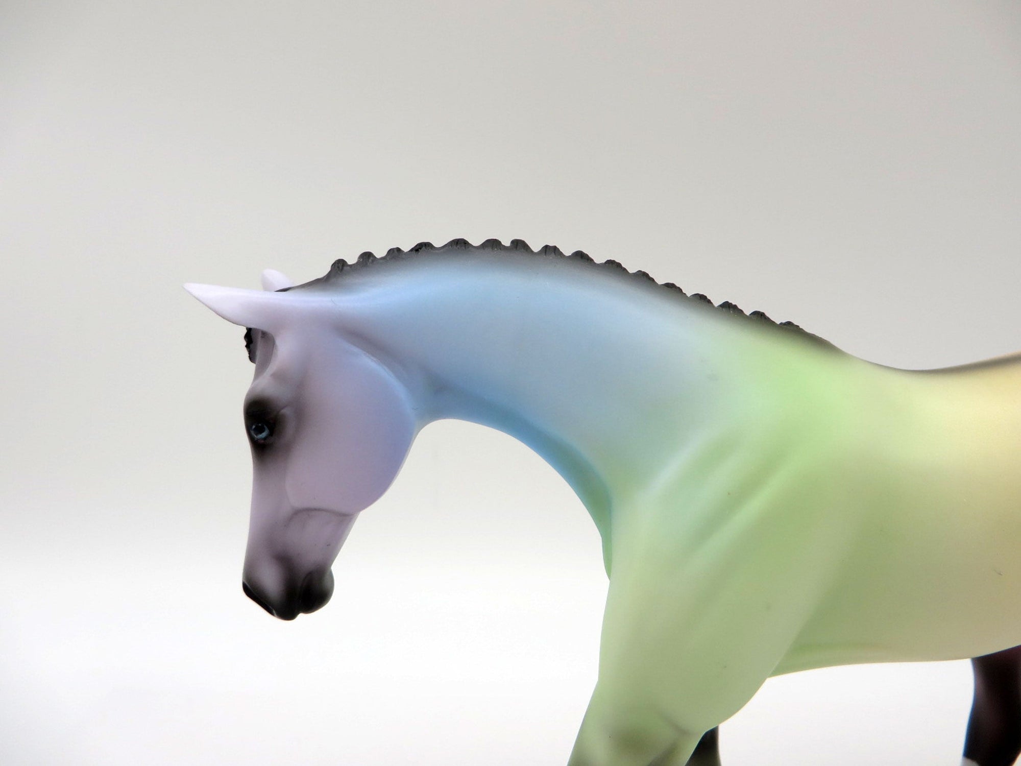 Taffy Pink-OOAK Deco Warmblood Pebbles  Painted By Ellen Robbins 5/28/21