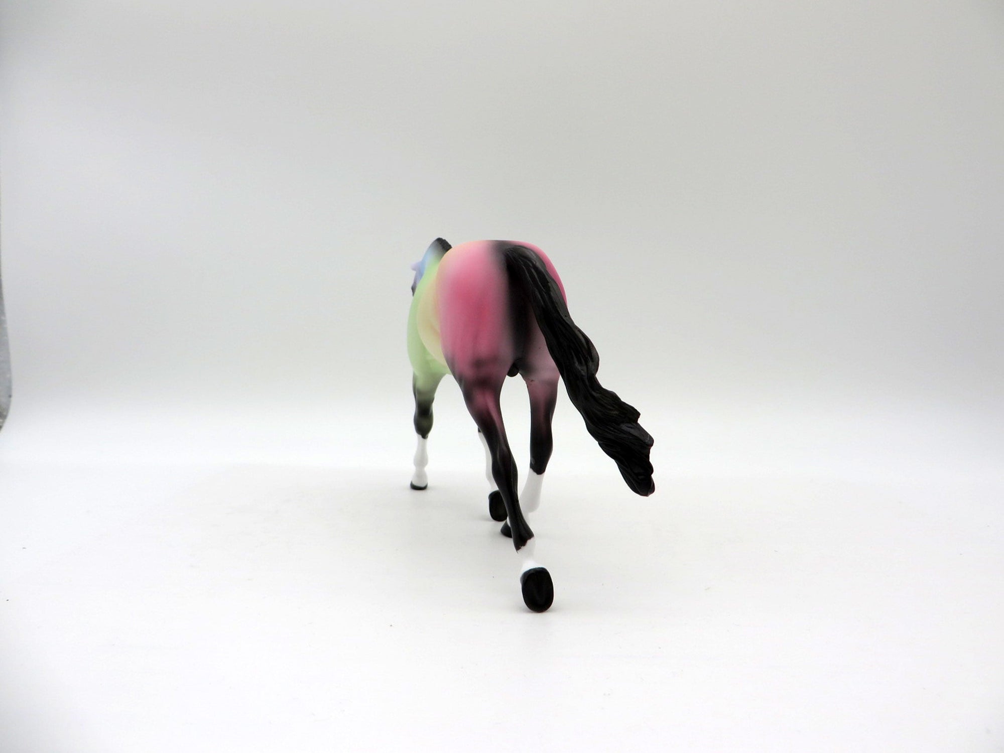 Taffy Pink-OOAK Deco Warmblood Pebbles  Painted By Ellen Robbins 5/28/21