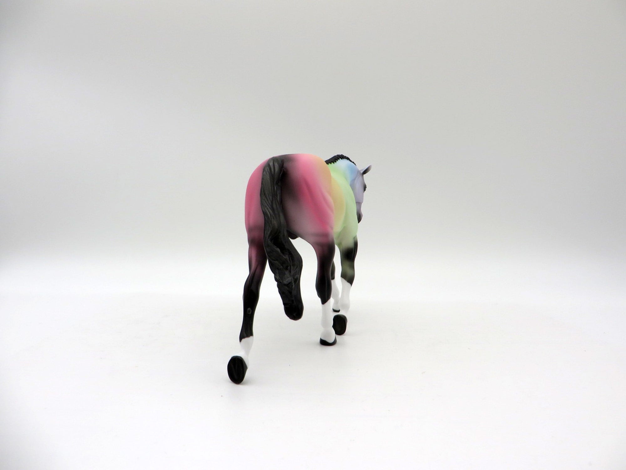 Taffy Pink-OOAK Deco Warmblood Pebbles  Painted By Ellen Robbins 5/28/21