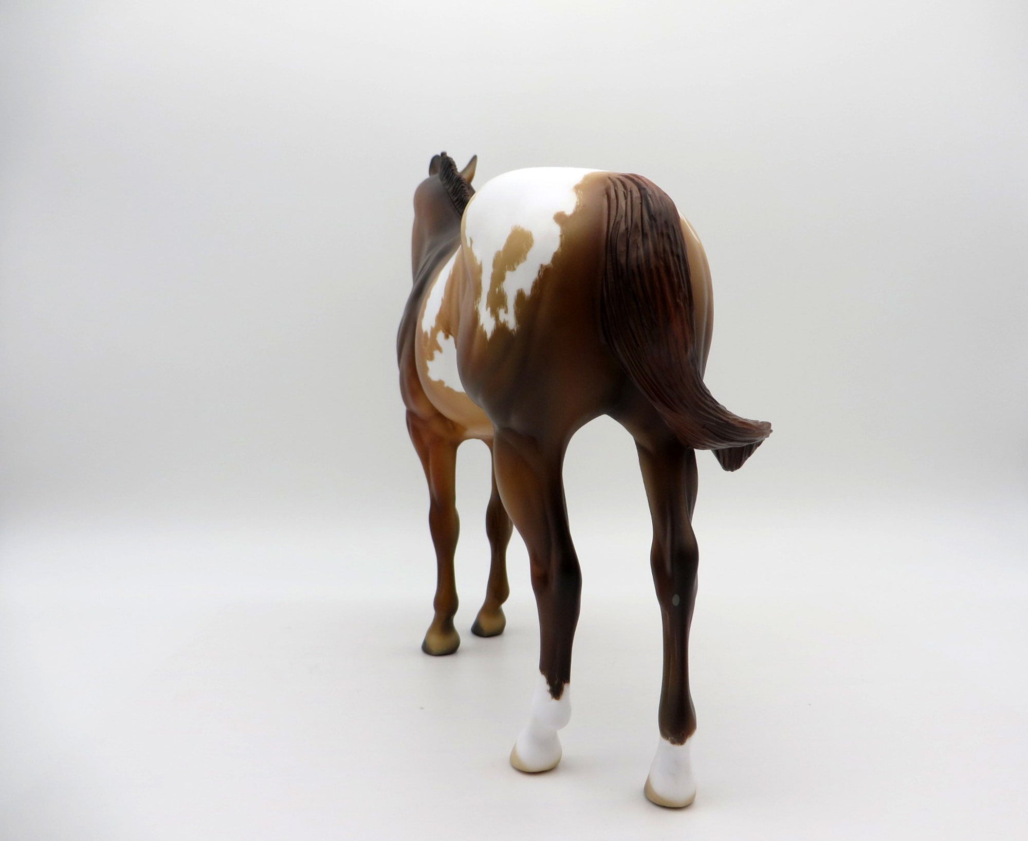 Takashi-OOAK Chestnut Appaloosa ISH  Equilocity 2021 Painted by Julie Keim