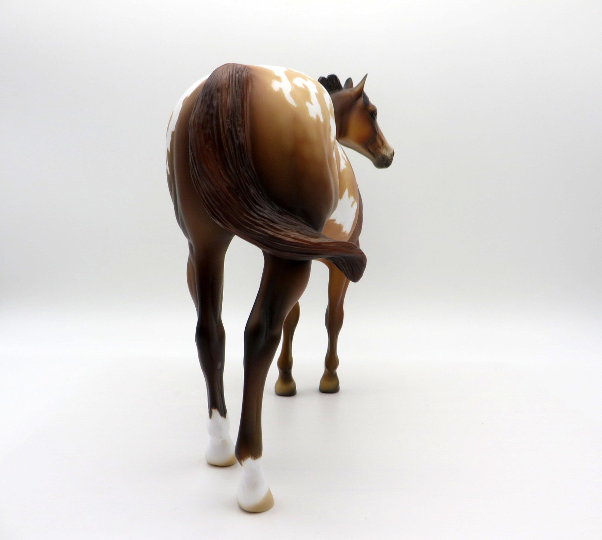 Takashi-OOAK Chestnut Appaloosa ISH  Equilocity 2021 Painted by Julie Keim