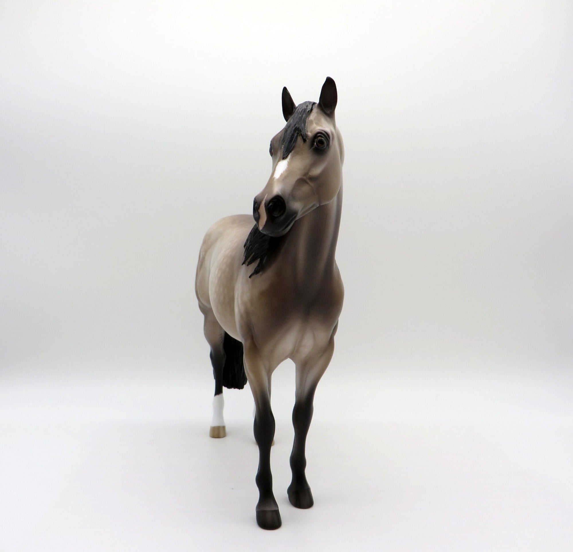 Take on Me-OOAK Bay going Grey ISH Painted by Sheryl Leisure 7/26/21