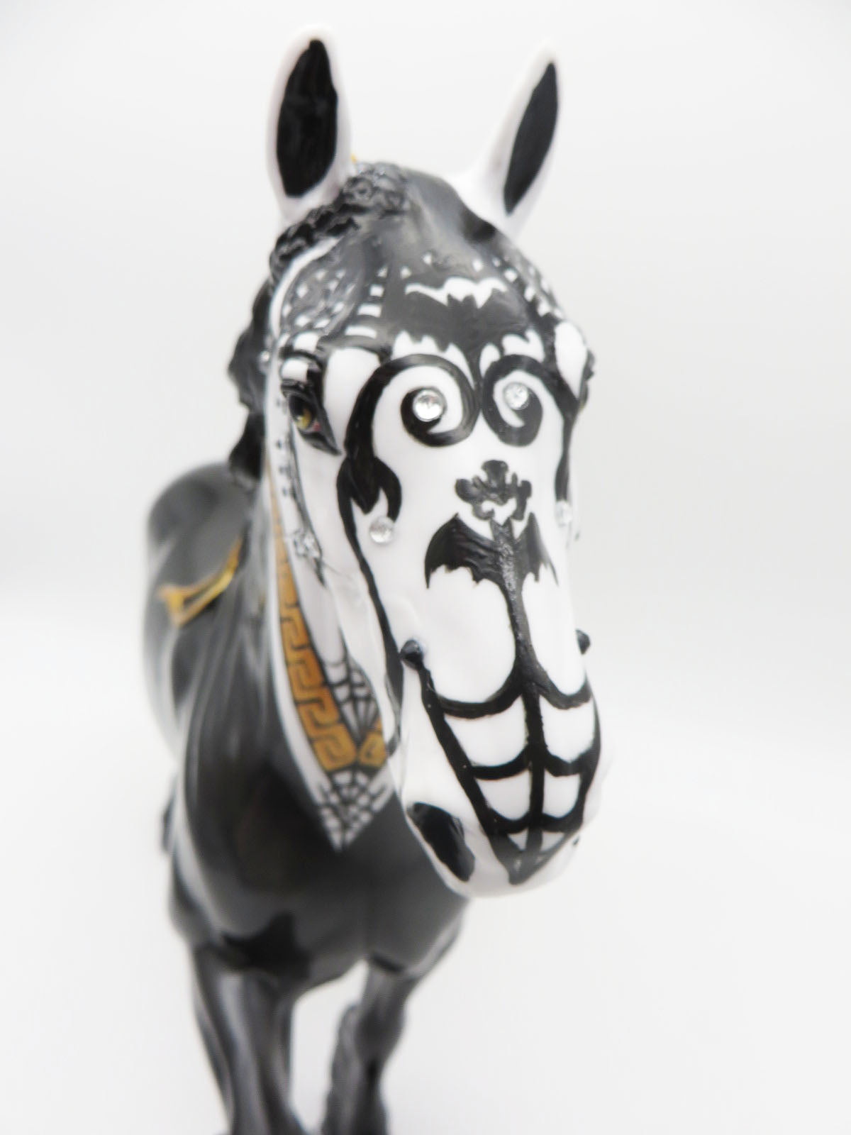 Tarantula-OOAK Sugar Skull Trotting Drafter Painted by Dawn Quick - MM22