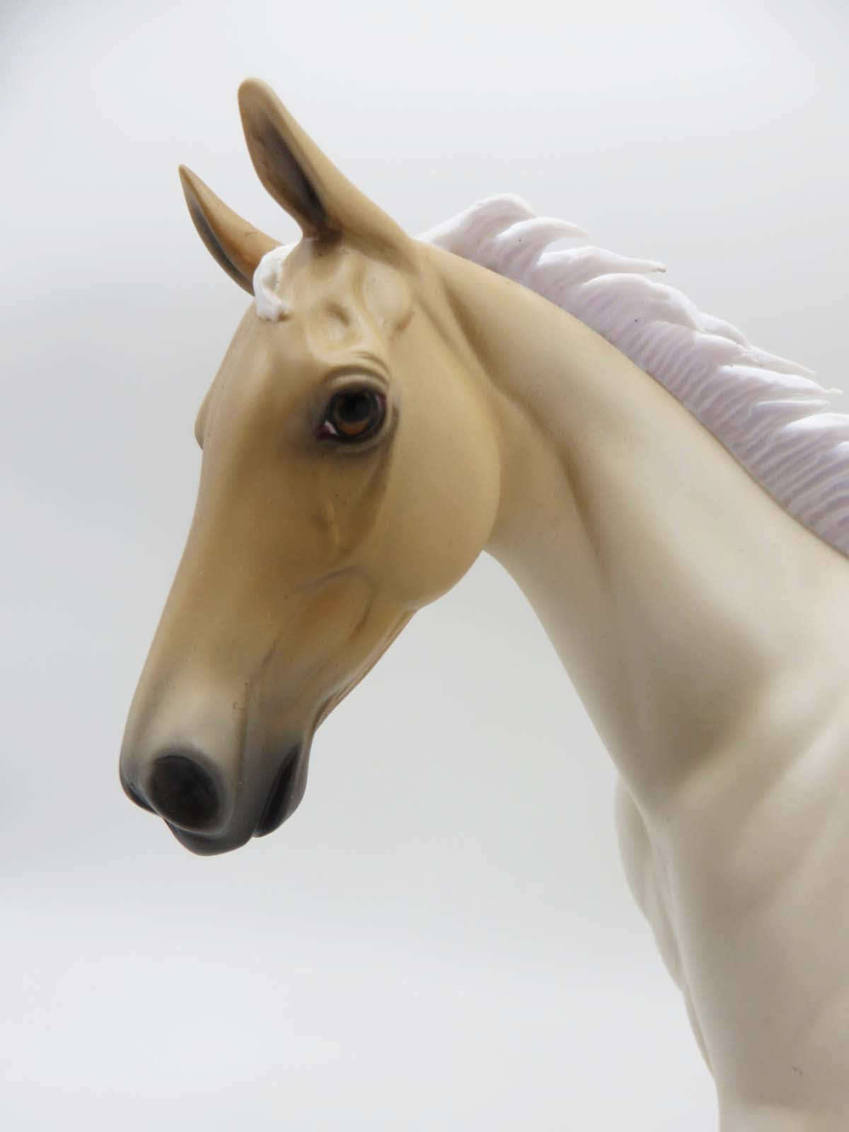 GLOSSY Tate - LE 5 - Palomino Roan Pony By Ellen Robbins