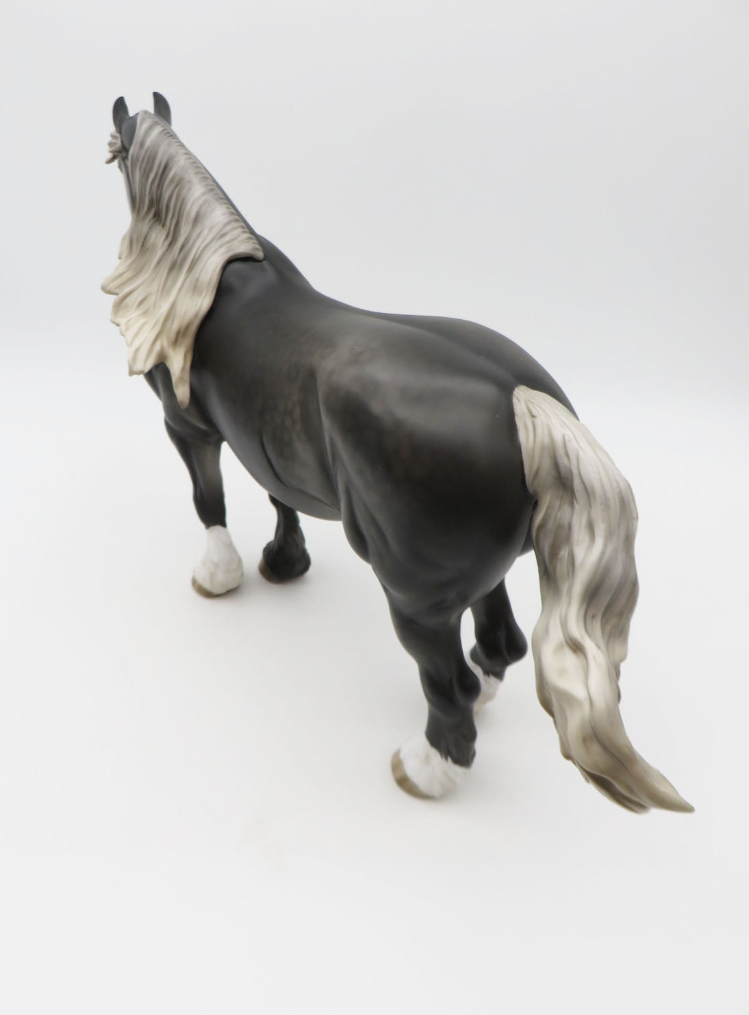 Tattle Tail Grey - OOAK - Dappled Grey Heavy Draft by Jess Hamill - Best Offers 1/16/23