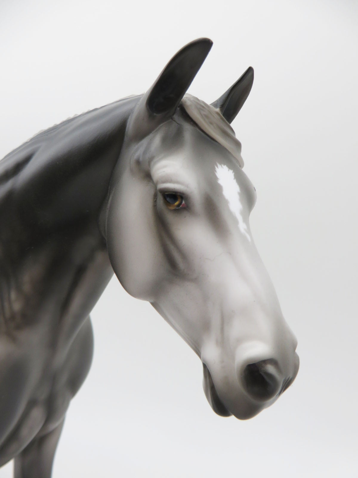 Tattle Tail Grey - OOAK - Dappled Grey Heavy Draft by Jess Hamill - Best Offers 1/16/23