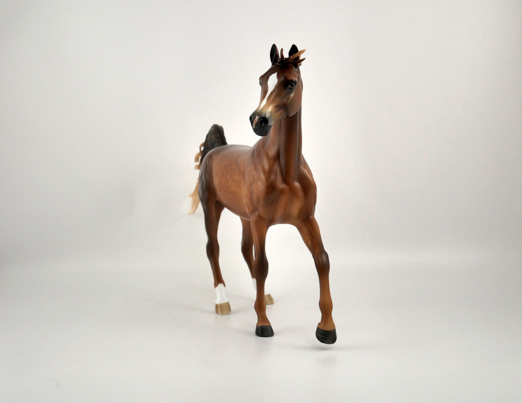 TEAGAN-OOAK CHESTNUT ARABIAN  MARE BY SHERYL LEISURE 11/17/20