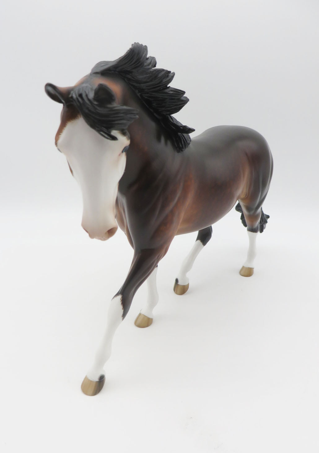 TELL MAMA - OOAK - DAPPLED BAY PONY MARE MODEL HORSE BY SHERYL LEISURE BEST OFFERS 10/14/22