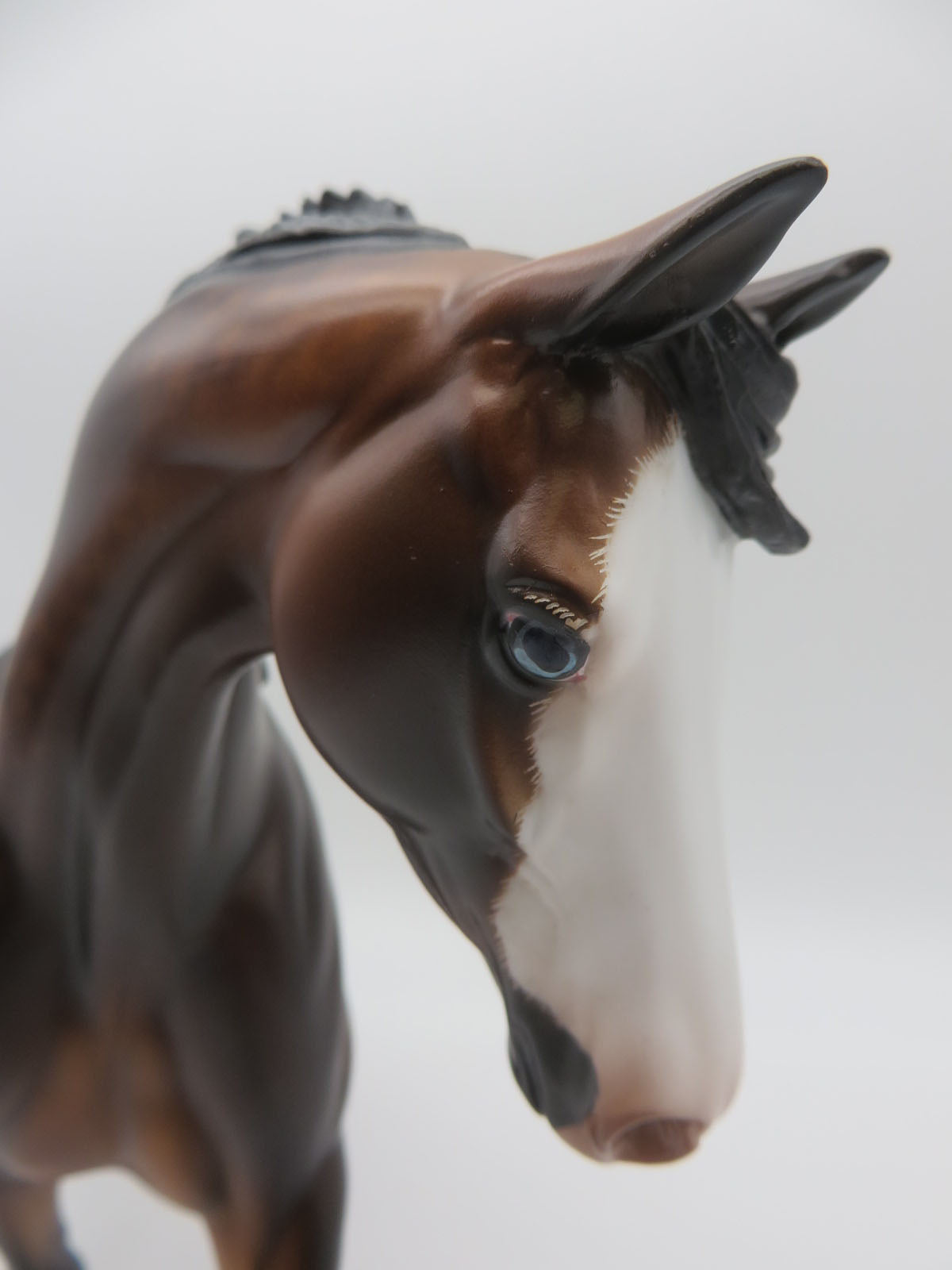 TELL MAMA - OOAK - DAPPLED BAY PONY MARE MODEL HORSE BY SHERYL LEISURE BEST OFFERS 10/14/22