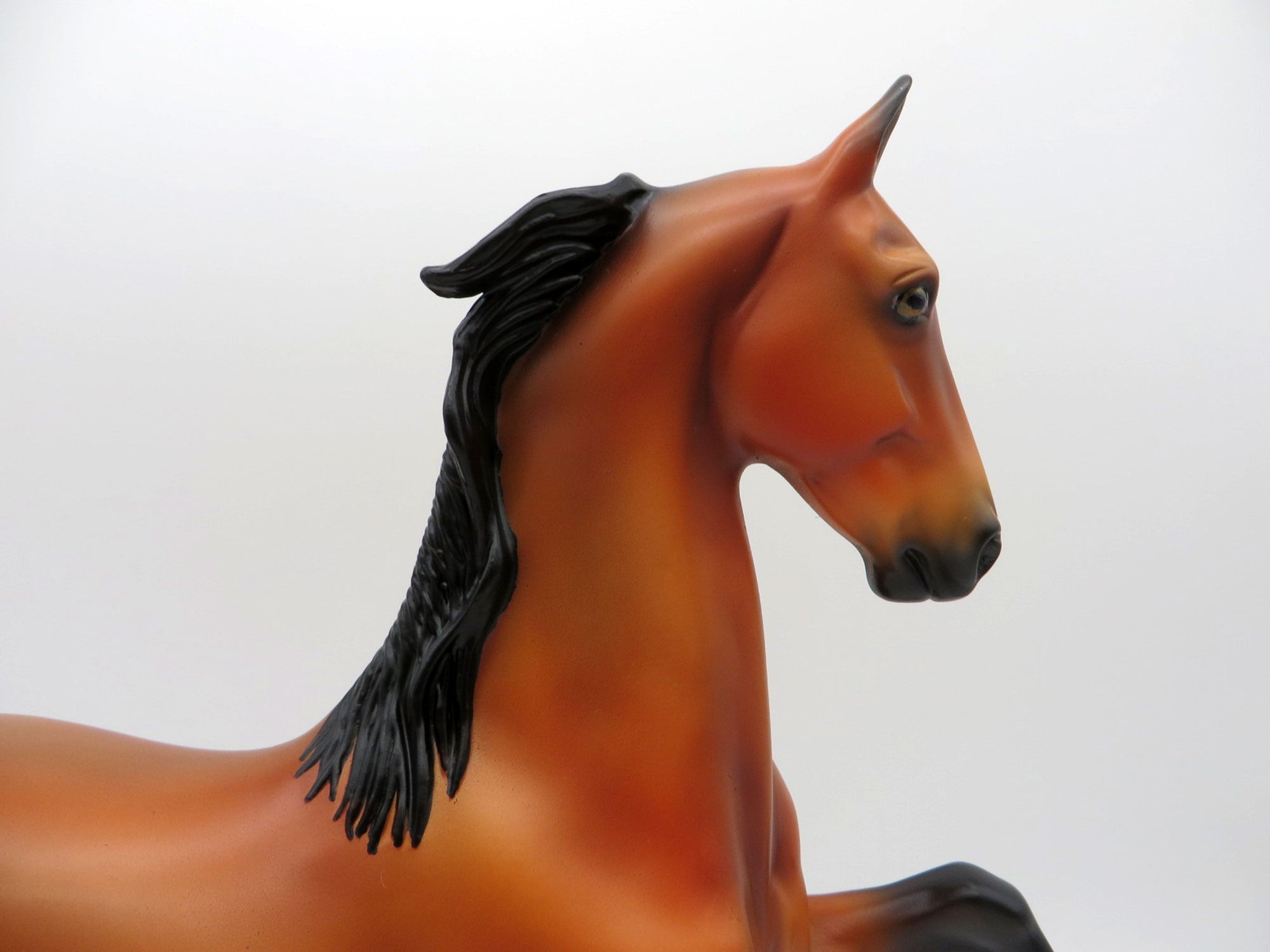 Tennyson-OOAK Bay Saddlebred Painted By  Ellen Robbins EQ 2021