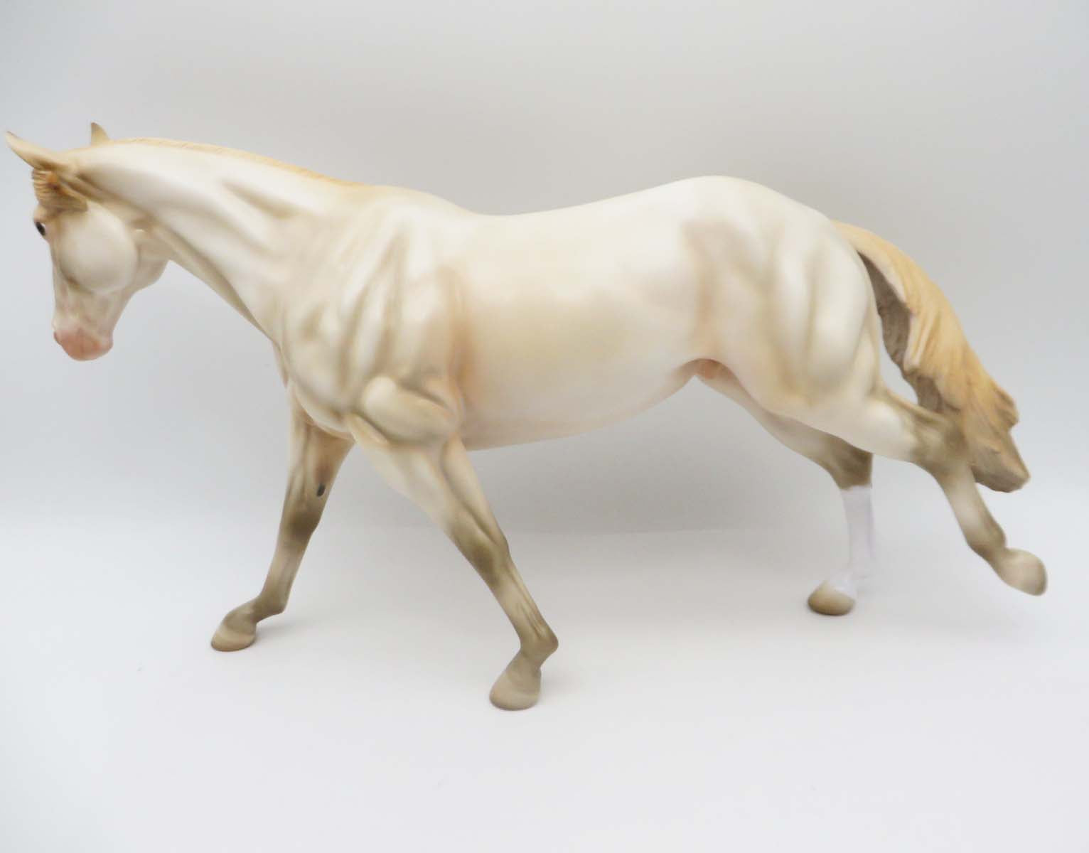 Tequila Sunrise OOAK  Cremello Remington By Angela Marleau SHCF23