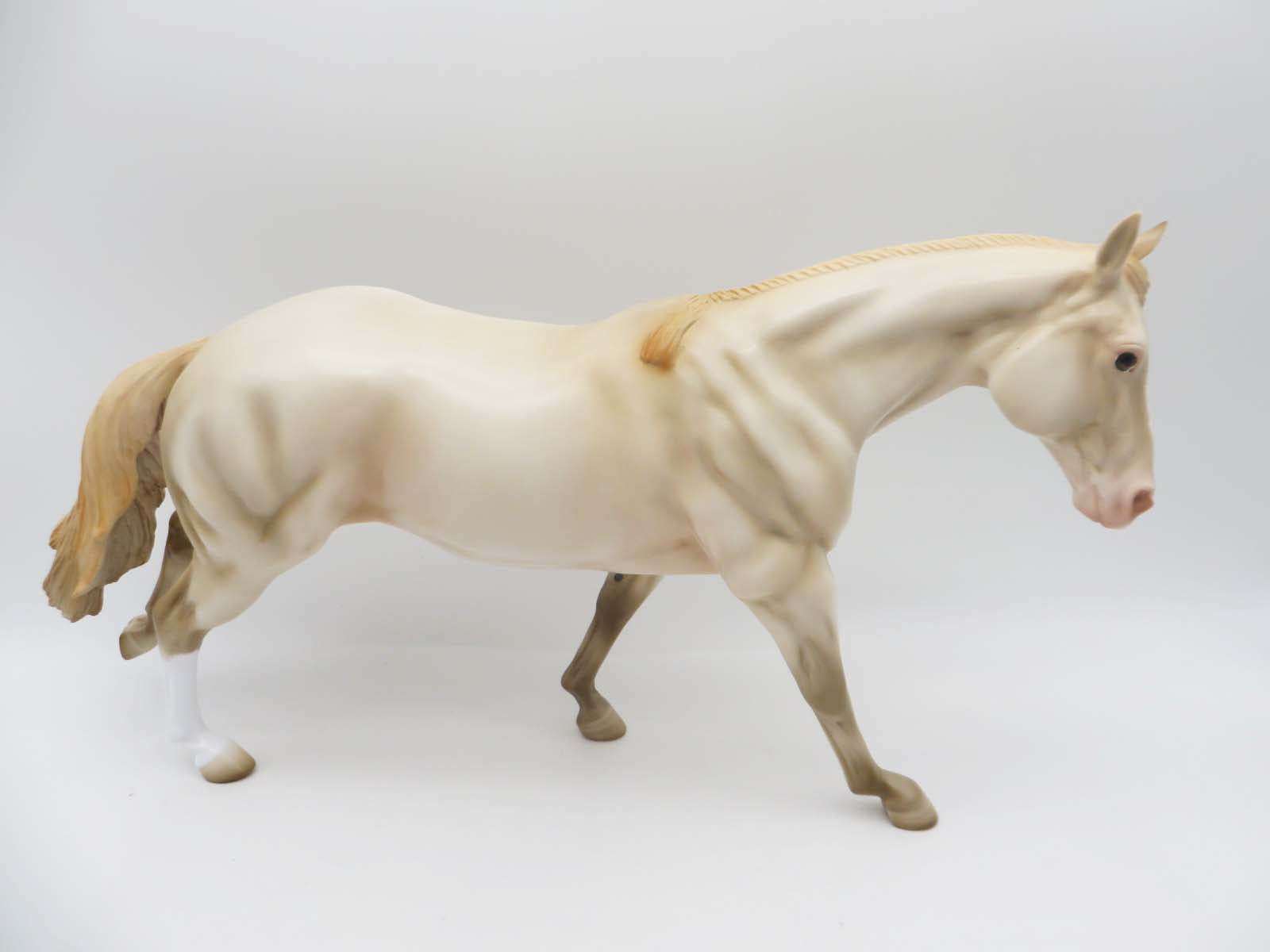 Tequila Sunrise OOAK  Cremello Remington By Angela Marleau SHCF23