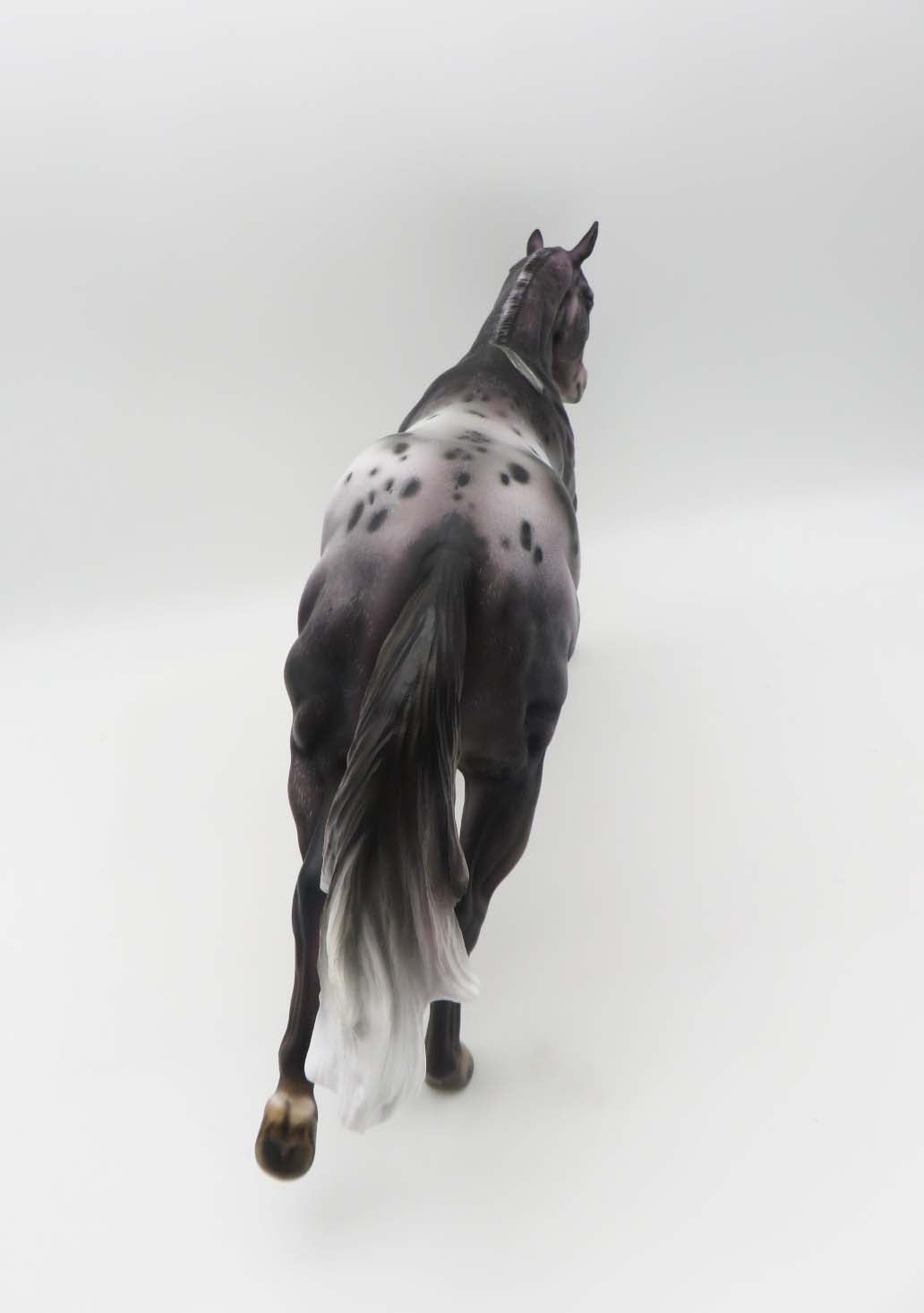 Texas Jack-OOAK Grey Appaloosa Running Stock Horse by Julie Keim SHCF23 Best Offer