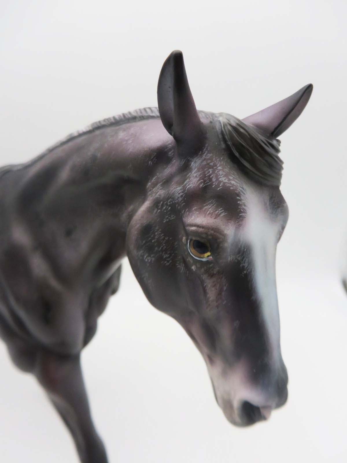 Texas Jack-OOAK Grey Appaloosa Running Stock Horse by Julie Keim SHCF23 Best Offer