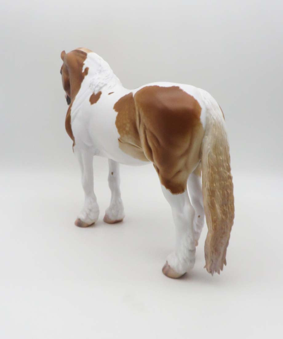 Tharpe- OOAK - Chestnut Pinto Heavy Draft By Caroline Boydston Best Offer 3/27/23