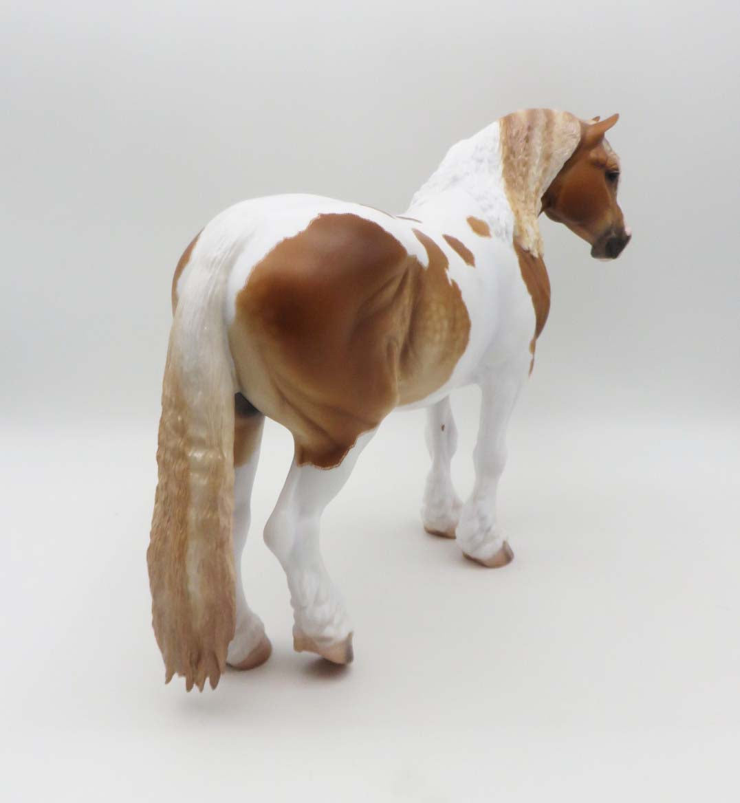 Tharpe- OOAK - Chestnut Pinto Heavy Draft By Caroline Boydston Best Offer 3/27/23