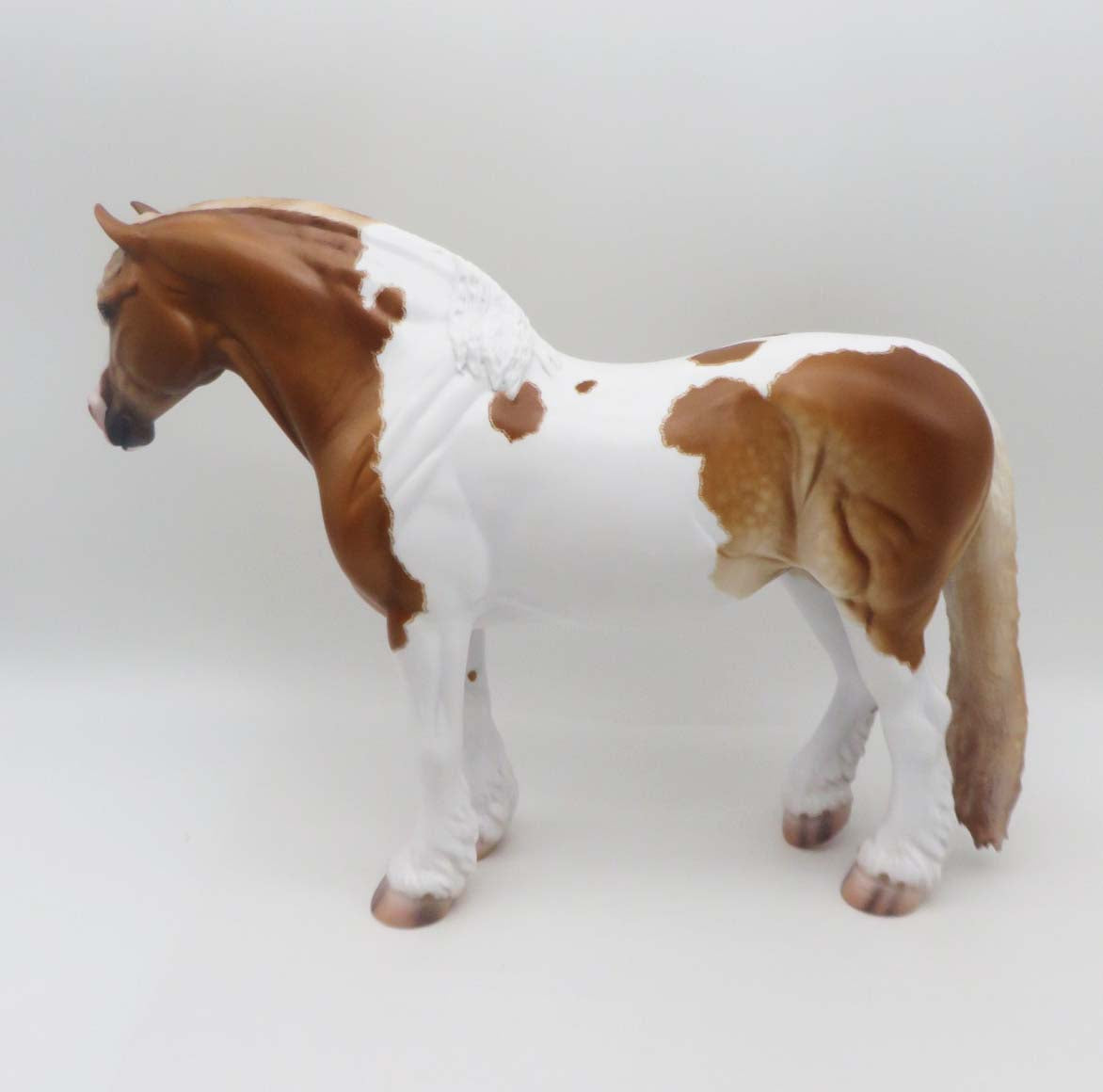 Tharpe- OOAK - Chestnut Pinto Heavy Draft By Caroline Boydston Best Offer 3/27/23