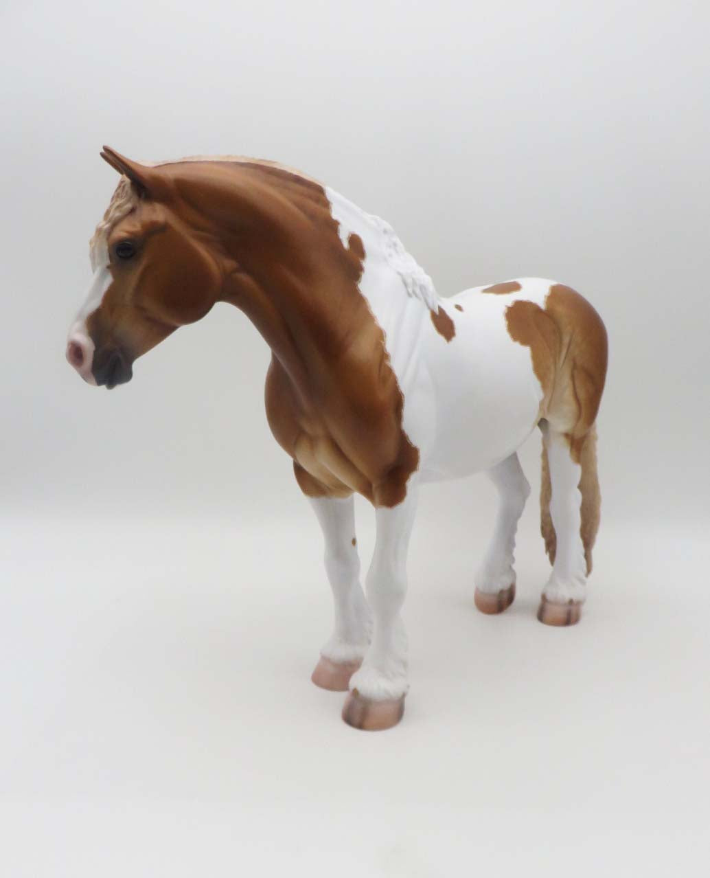 Tharpe- OOAK - Chestnut Pinto Heavy Draft By Caroline Boydston Best Offer 3/27/23