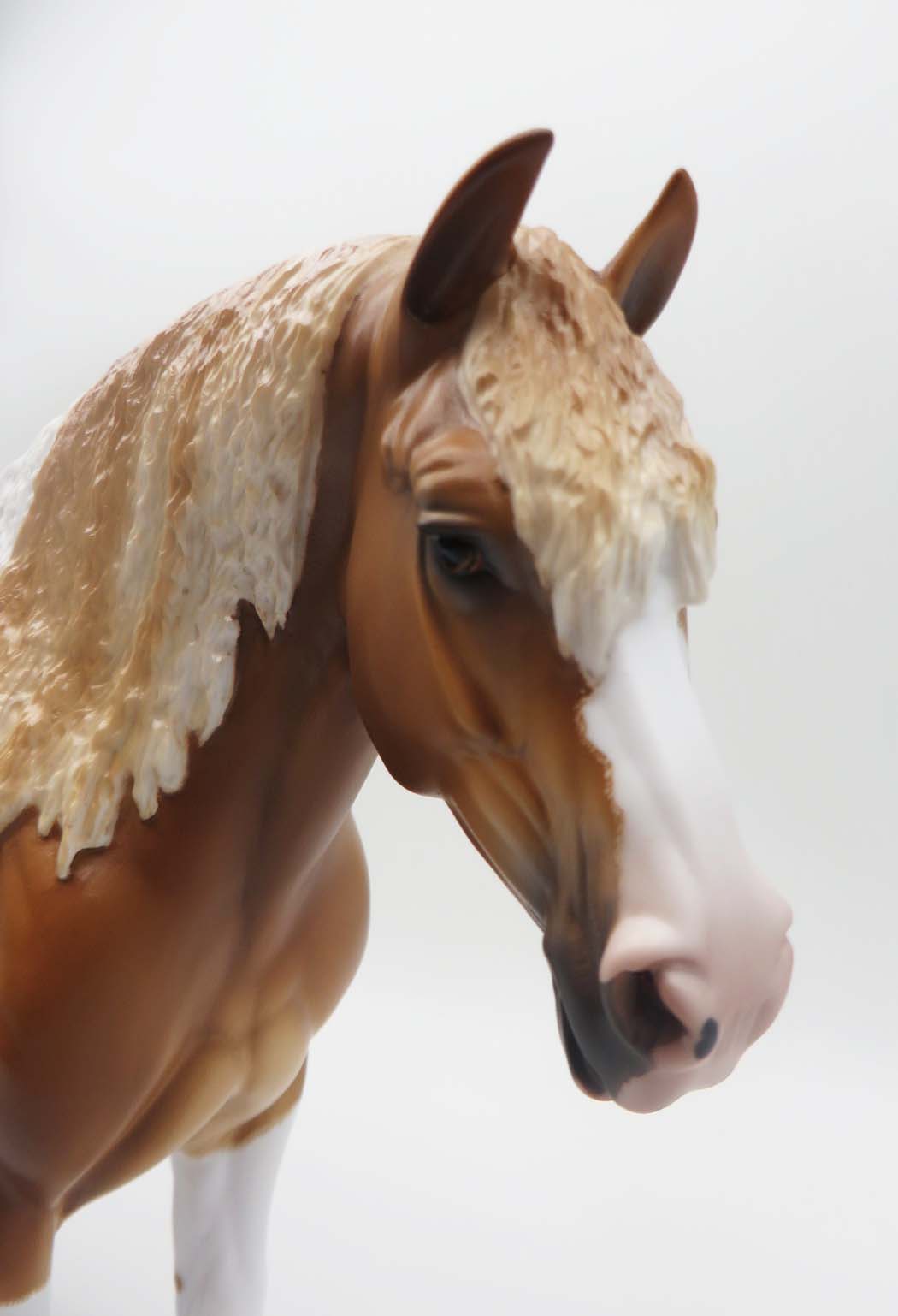 Tharpe- OOAK - Chestnut Pinto Heavy Draft By Caroline Boydston Best Offer 3/27/23