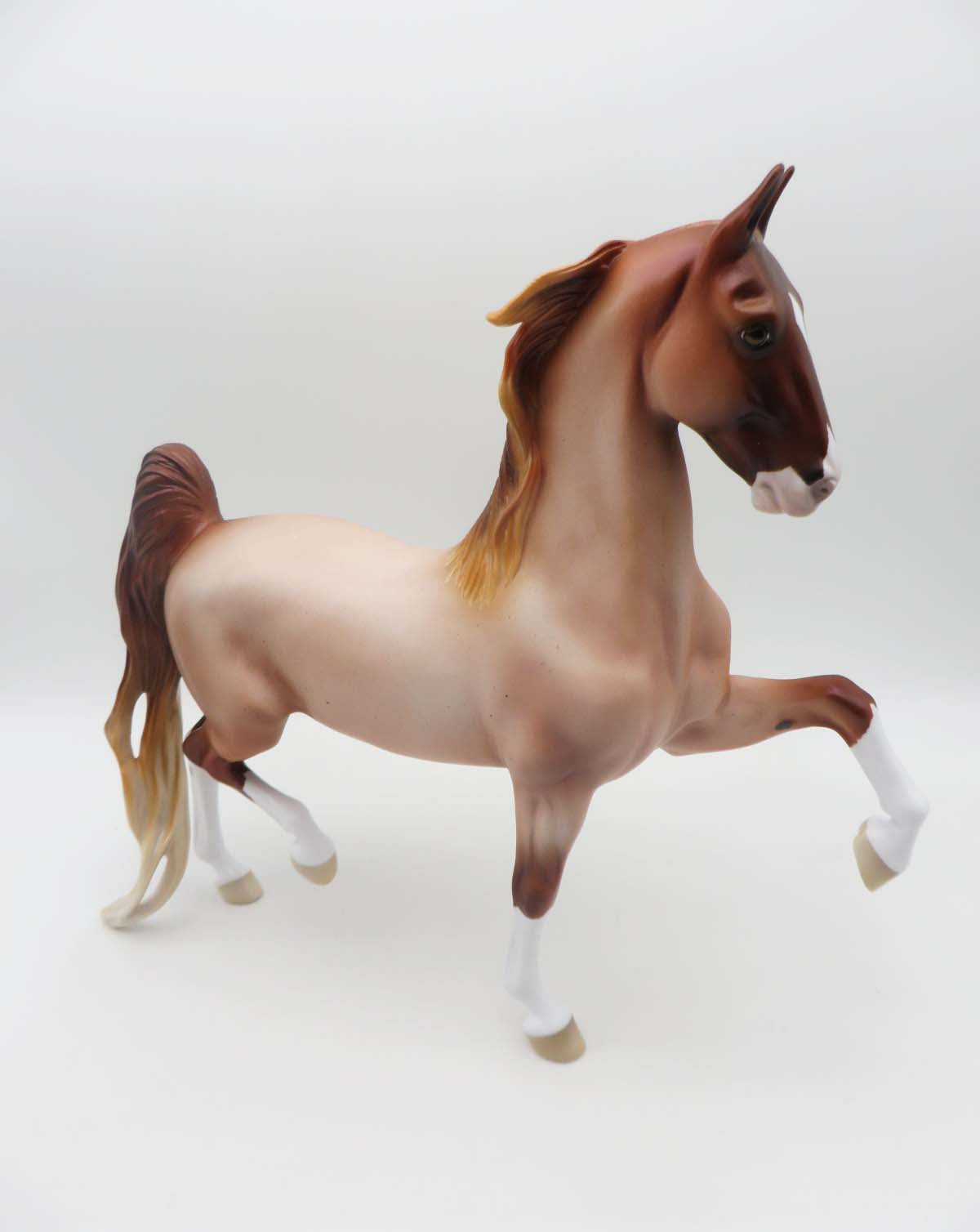 That's Not Chili  OOAK Strawberry Roan Saddlebred By Ellen Robbins SHCF23