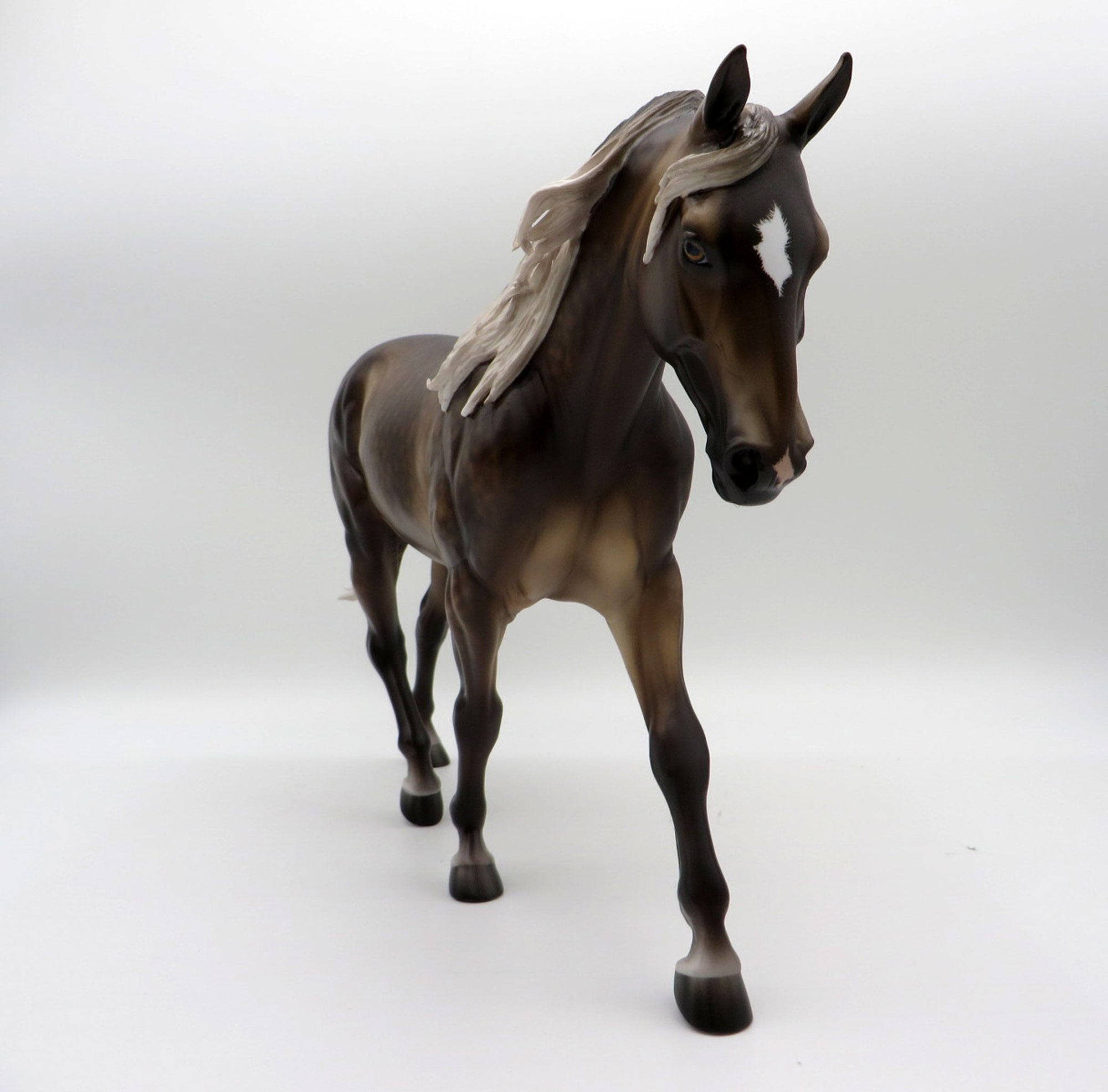 The Dells-OOAK Chocolate Palomino Irish Draft Painted by Sheryl Leisure 11/22/21