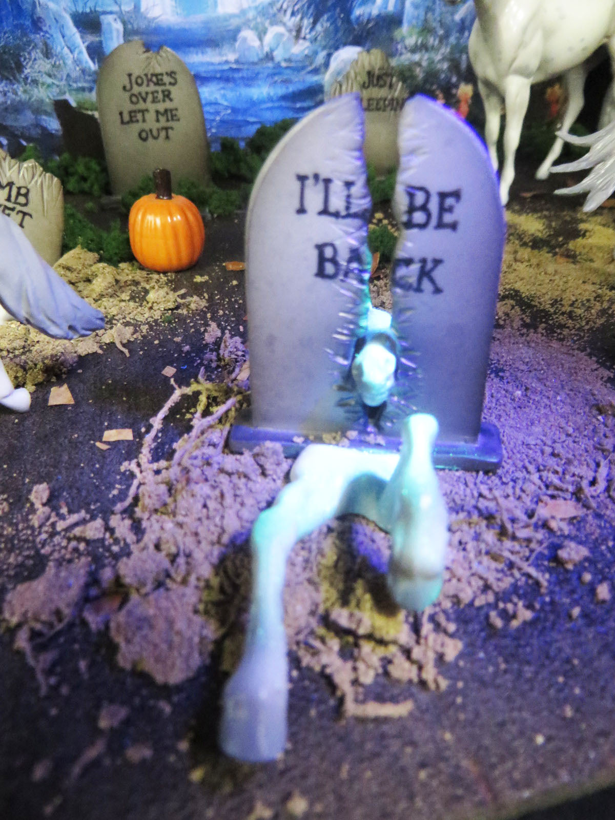 The Willy Bebach Community Graveyard - OOAK - BEST OFFER - Custom Graveyard Chip Collection Painted By Jess Hamill  - MM22