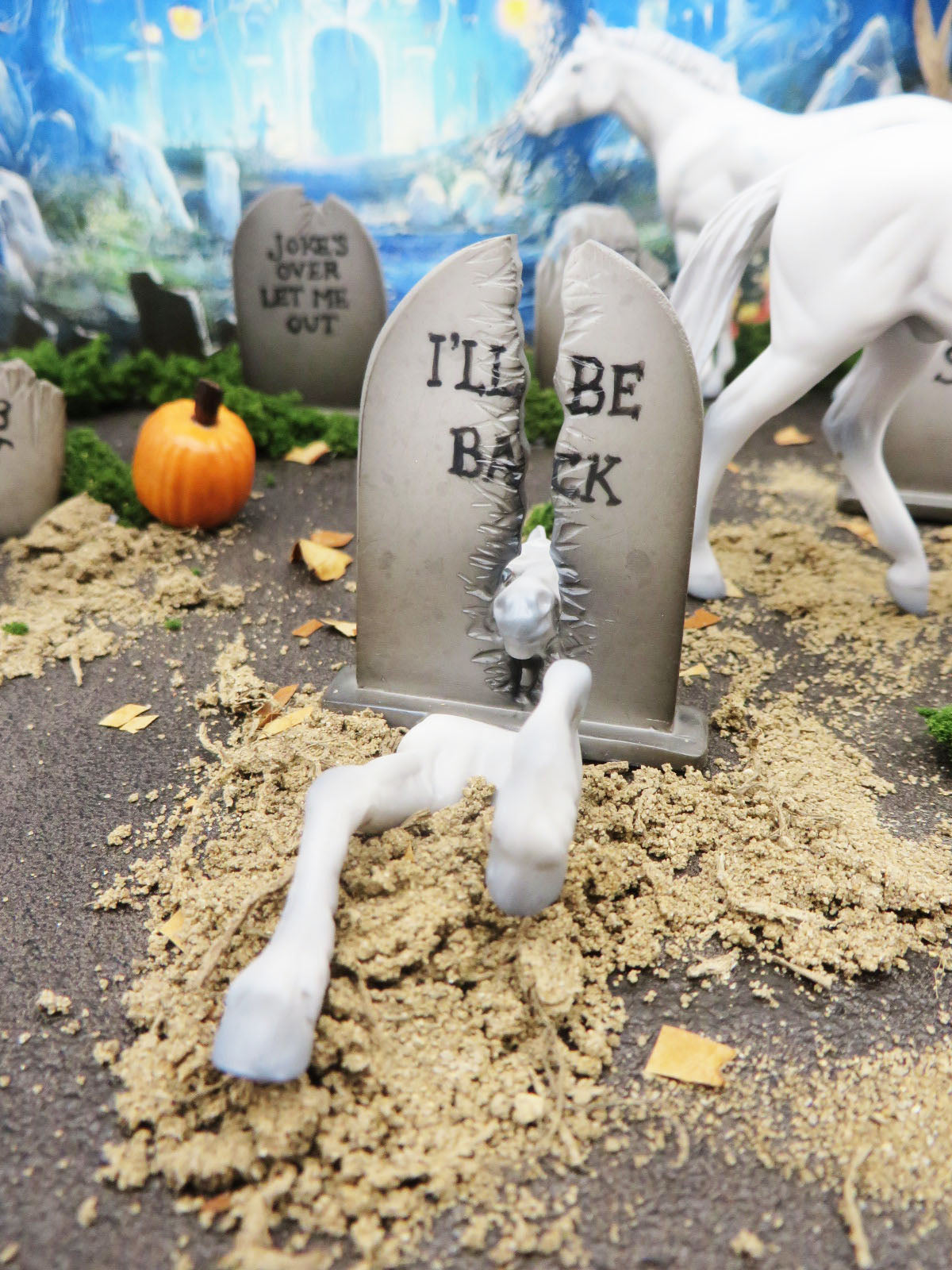 The Willy Bebach Community Graveyard - OOAK - BEST OFFER - Custom Graveyard Chip Collection Painted By Jess Hamill  - MM22