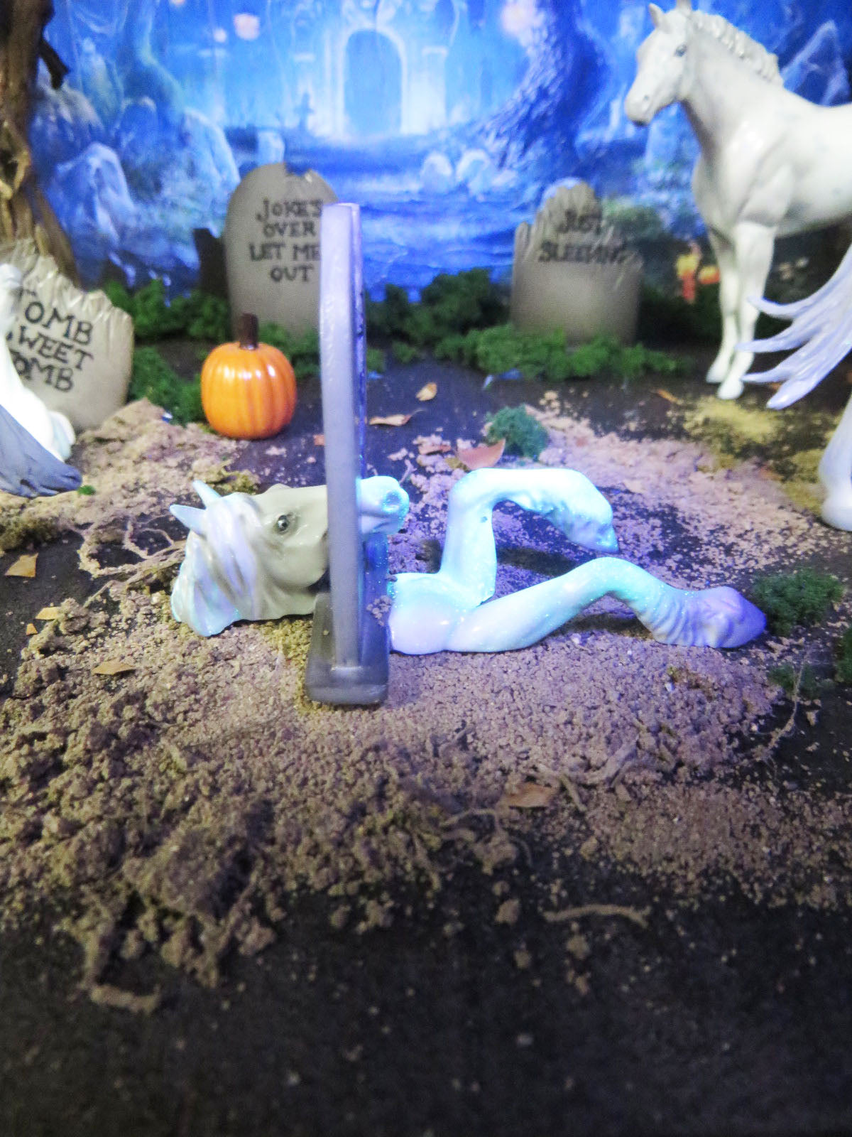 The Willy Bebach Community Graveyard - OOAK - BEST OFFER - Custom Graveyard Chip Collection Painted By Jess Hamill  - MM22