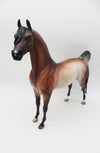 The Gingerbread Man - OOAK - BEST OFFER - Bay Rabicano Arabian Stallion By Jess Hamill - Christmas Tails 2022 - CT22