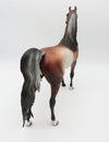 The Gingerbread Man - OOAK - BEST OFFER - Bay Rabicano Arabian Stallion By Jess Hamill - Christmas Tails 2022 - CT22