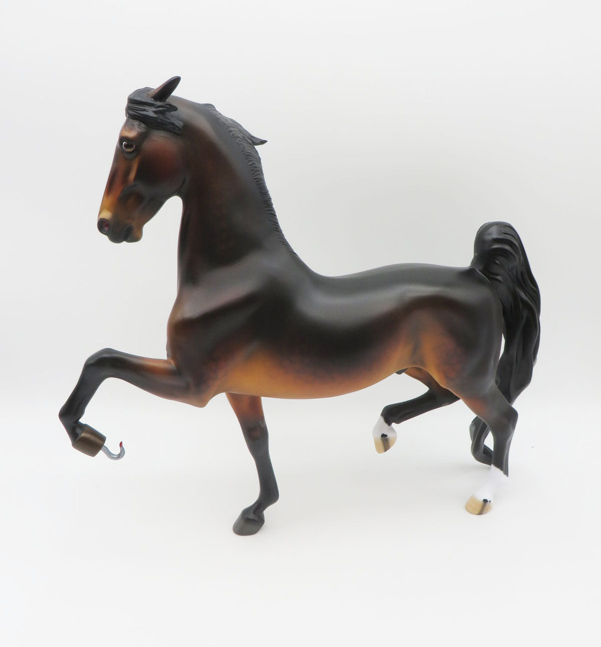 The Hook-Hoofed Killer - OOAK - Best Offer - Custom Bay Saddlebred by Carrie Keller MM22