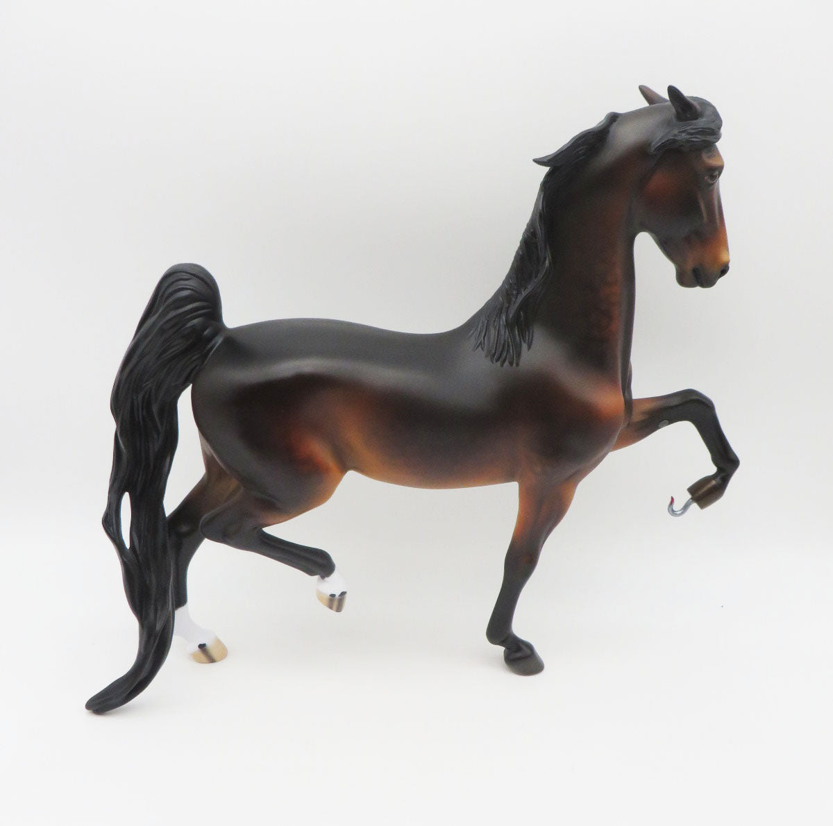 The Hook-Hoofed Killer - OOAK - Best Offer - Custom Bay Saddlebred by Carrie Keller MM22