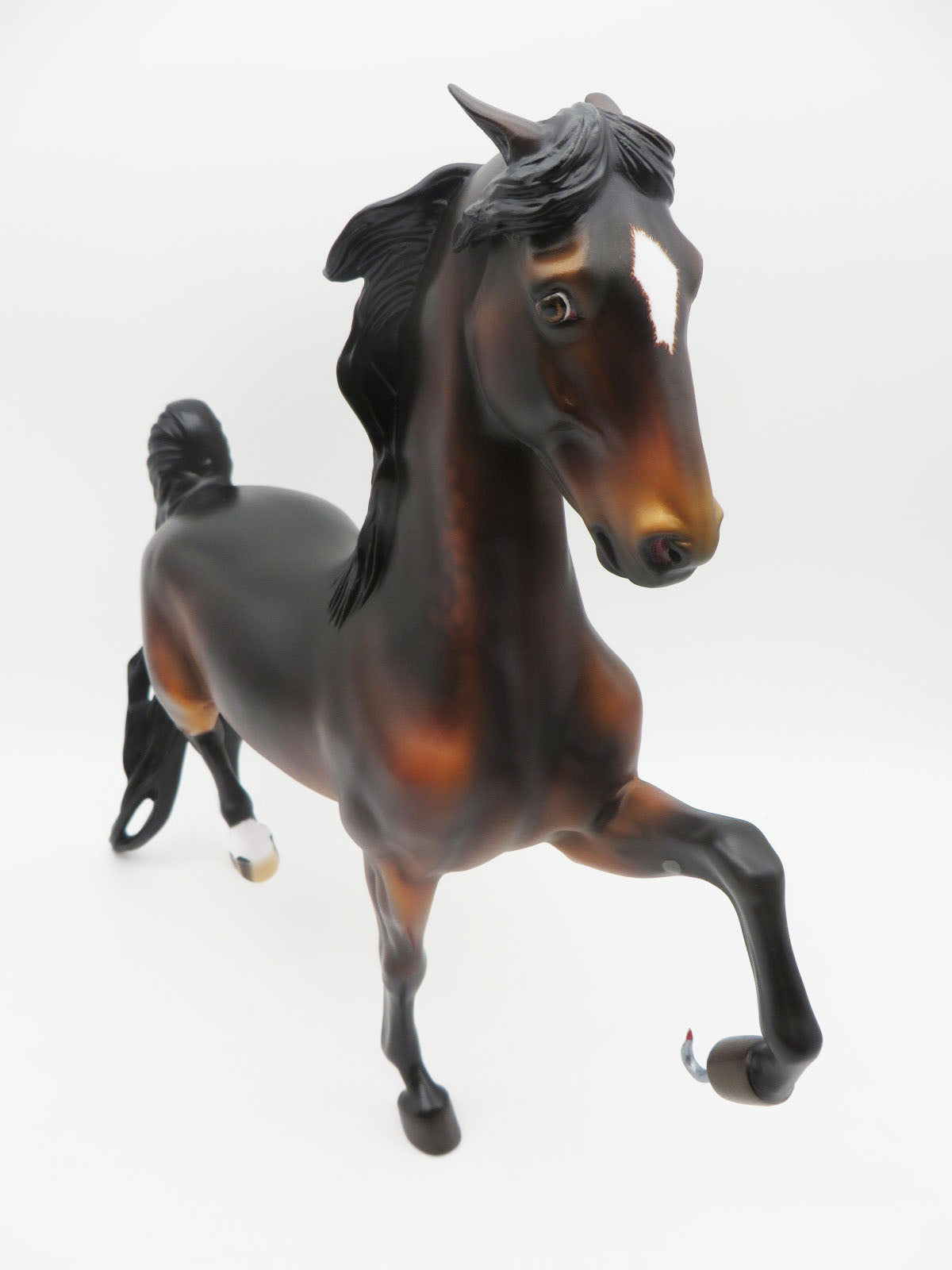 The Hook-Hoofed Killer - OOAK - Best Offer - Custom Bay Saddlebred by Carrie Keller MM22