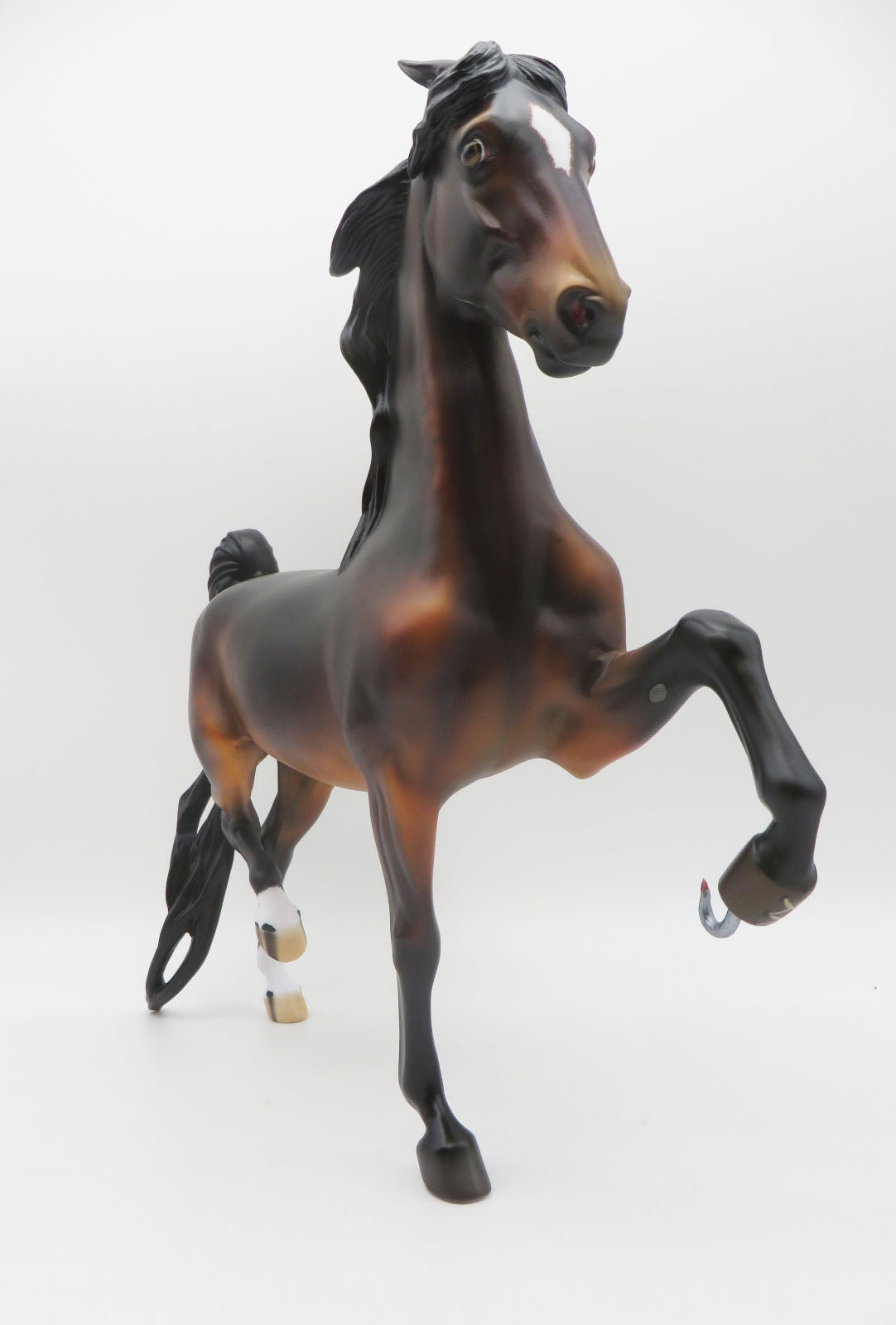 The Hook-Hoofed Killer - OOAK - Best Offer - Custom Bay Saddlebred by Carrie Keller MM22