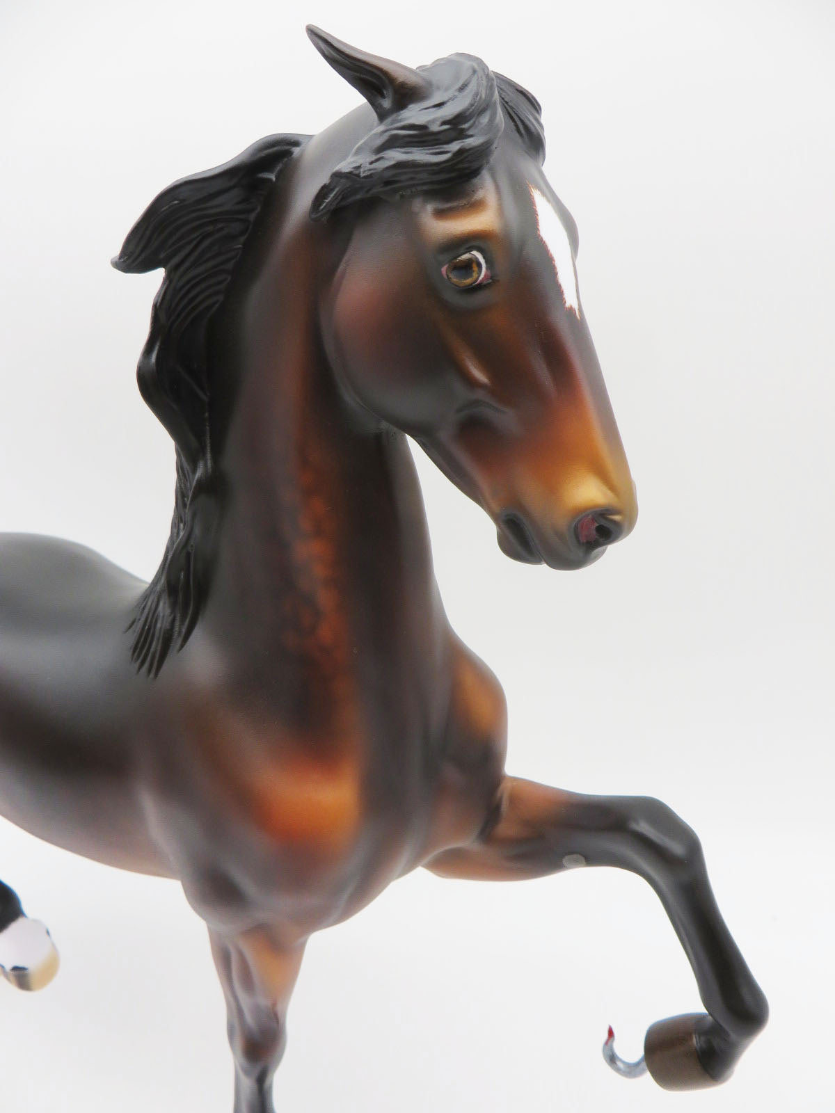 The Hook-Hoofed Killer - OOAK - Best Offer - Custom Bay Saddlebred by Carrie Keller MM22