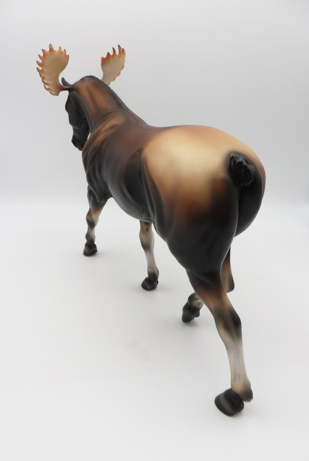 The Unconventional Reindeer - Best Offer - OOAK - Custom Decorator Moose Bay Irish Draft by Ashley Palmer - Christmas Tails 2022 - CT22