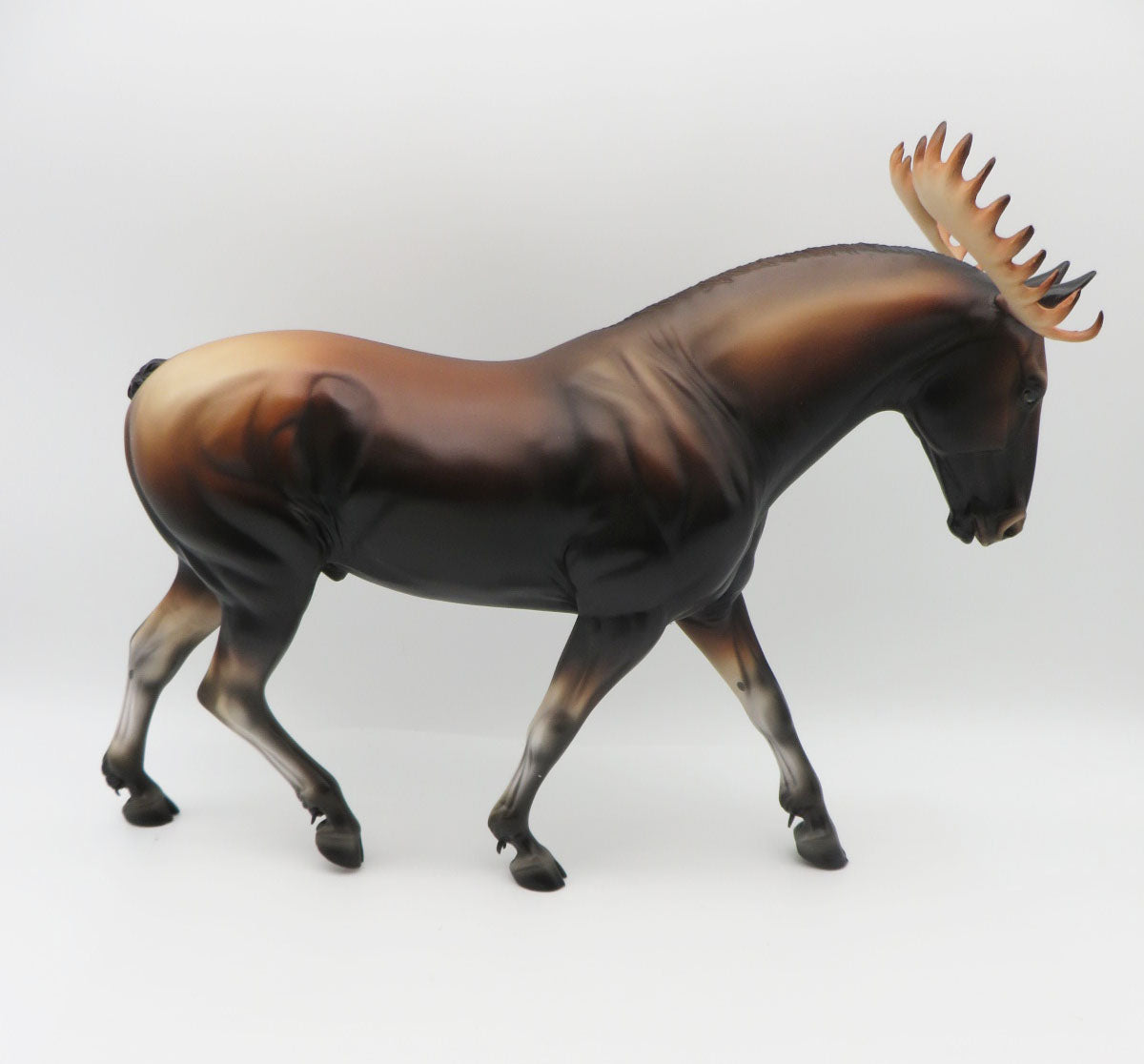 The Unconventional Reindeer - Best Offer - OOAK - Custom Decorator Moose Bay Irish Draft by Ashley Palmer - Christmas Tails 2022 - CT22