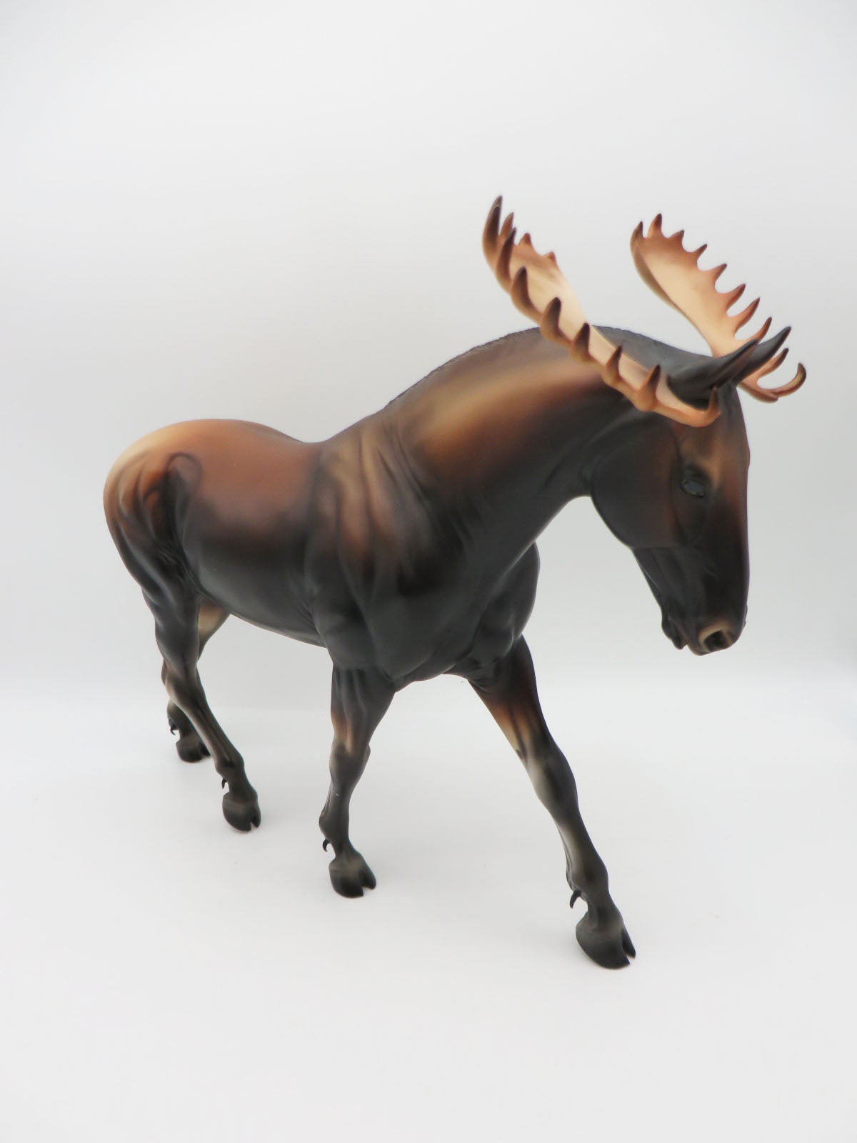 The Unconventional Reindeer - Best Offer - OOAK - Custom Decorator Moose Bay Irish Draft by Ashley Palmer - Christmas Tails 2022 - CT22