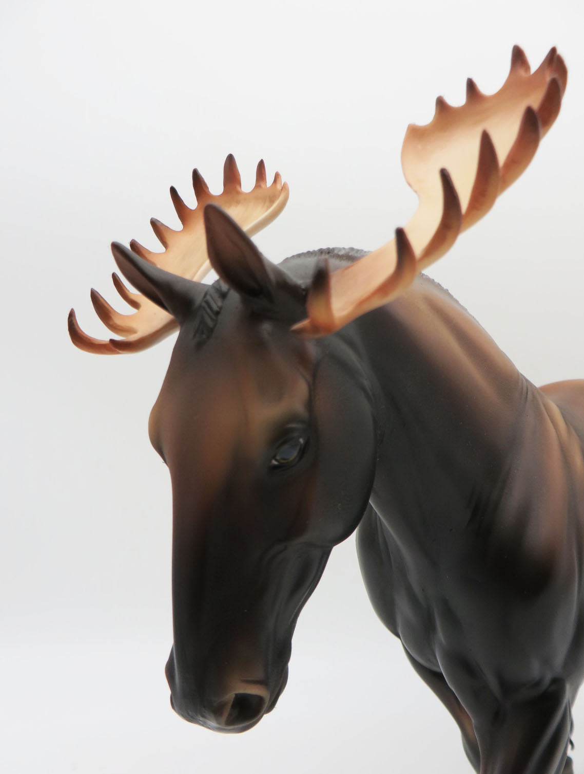 The Unconventional Reindeer - Best Offer - OOAK - Custom Decorator Moose Bay Irish Draft by Ashley Palmer - Christmas Tails 2022 - CT22